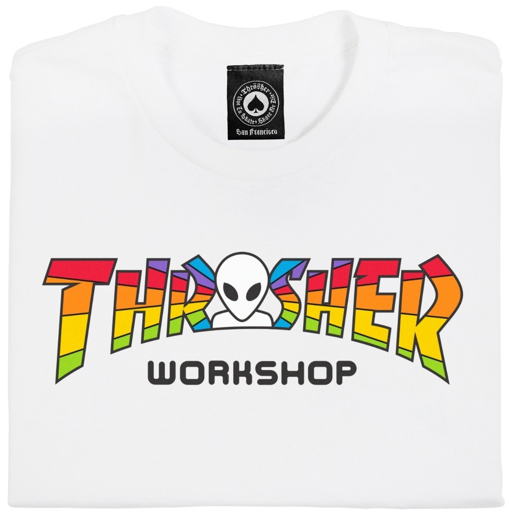 Thrasher AWS SPECTRUM WHITE - T-shirt - THRASHER