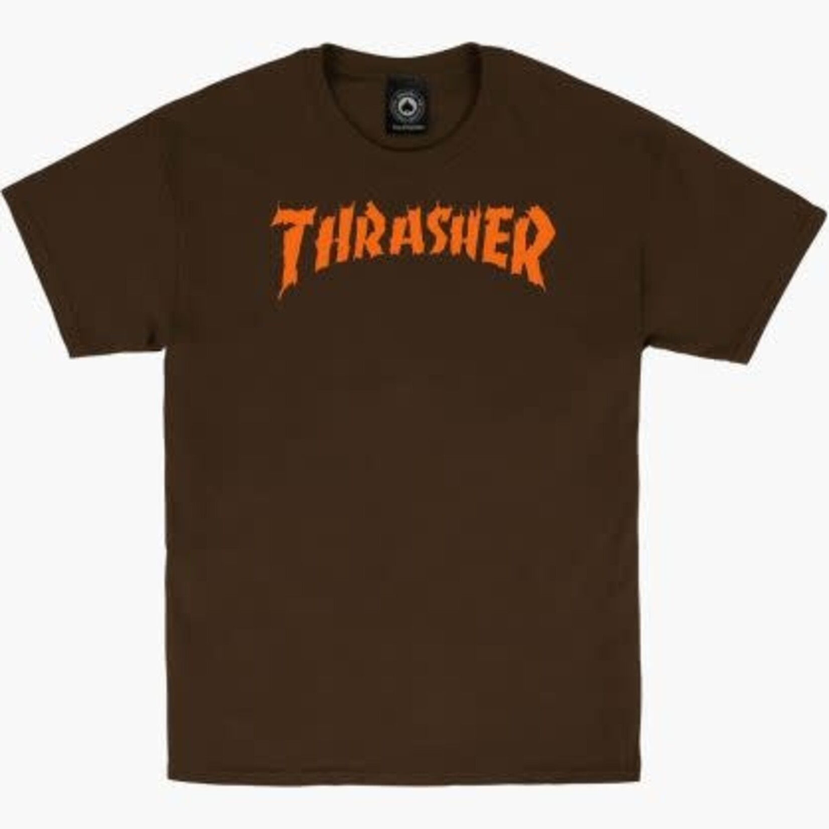 Thrasher THRASHER BURN IT DOWN - T-shirt - Dark Chocolate
