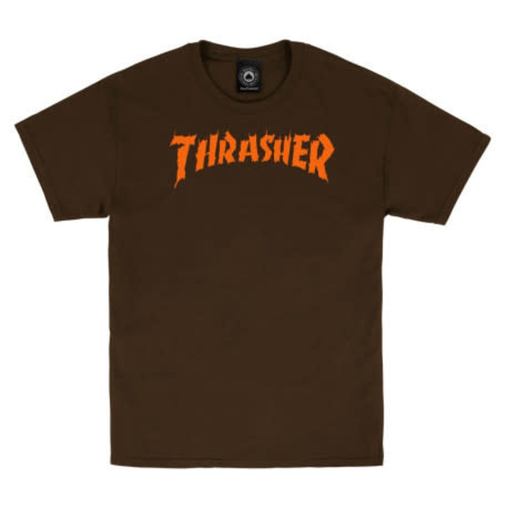 Thrasher THRASHER BURN IT DOWN - T-shirt - Dark Chocolate