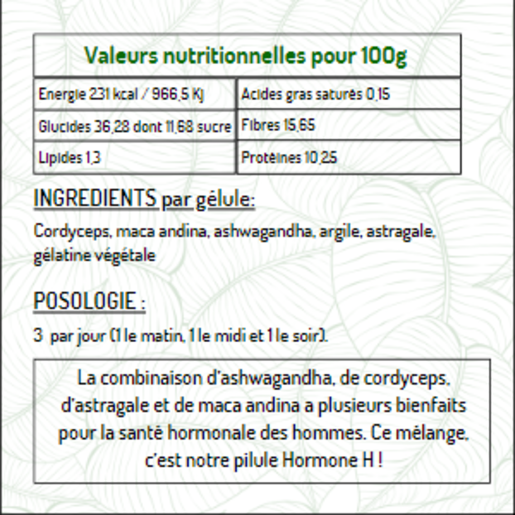 SANS-T HORMONE H UP - Complèment alimentaire - SANS-T