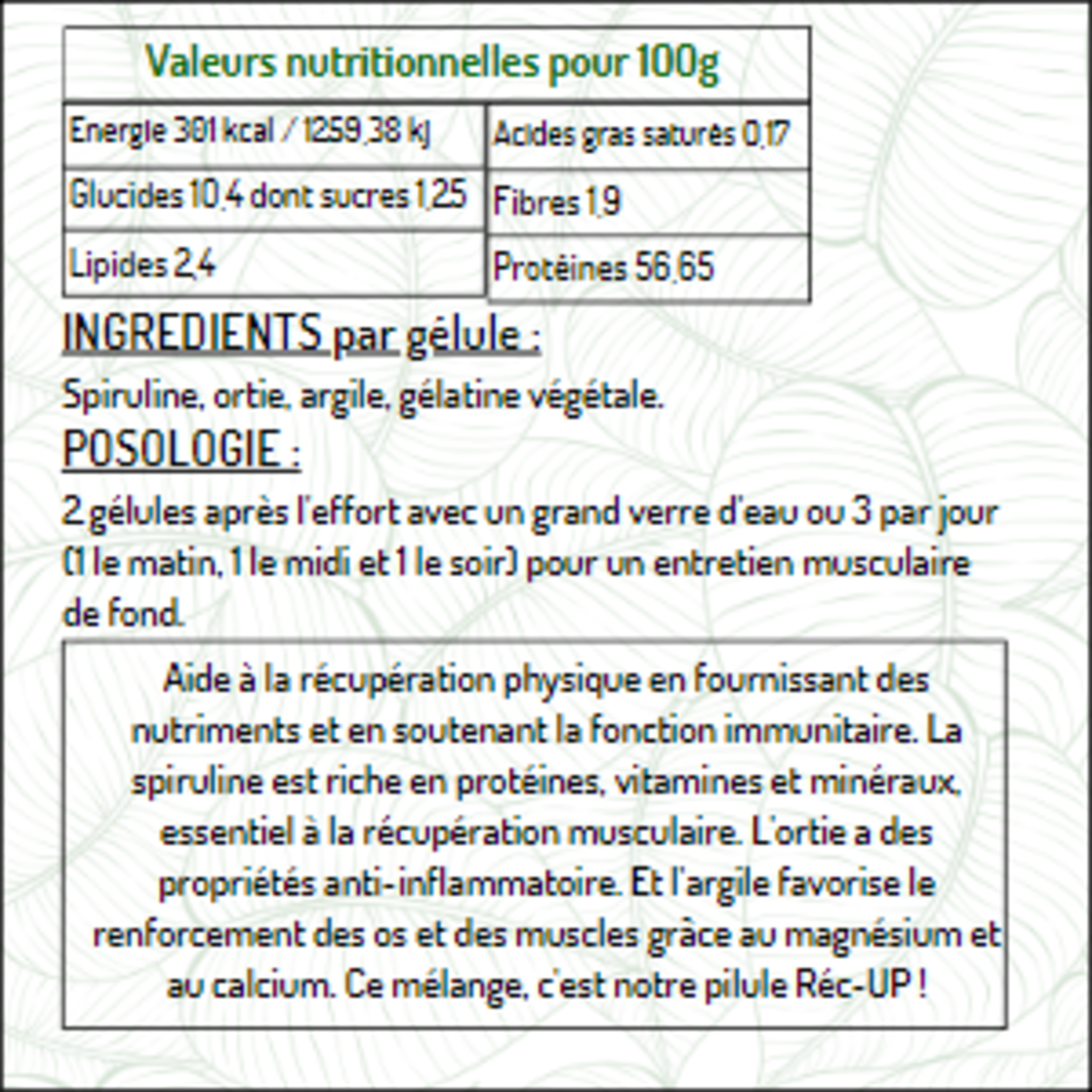 SANS-T REC - Complèment alimentaire - SANS-T