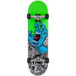 Santa Cruz FLIER HAND LARGE SK8 8,25'' Black/Green - SKATE - SANTA CRUZ