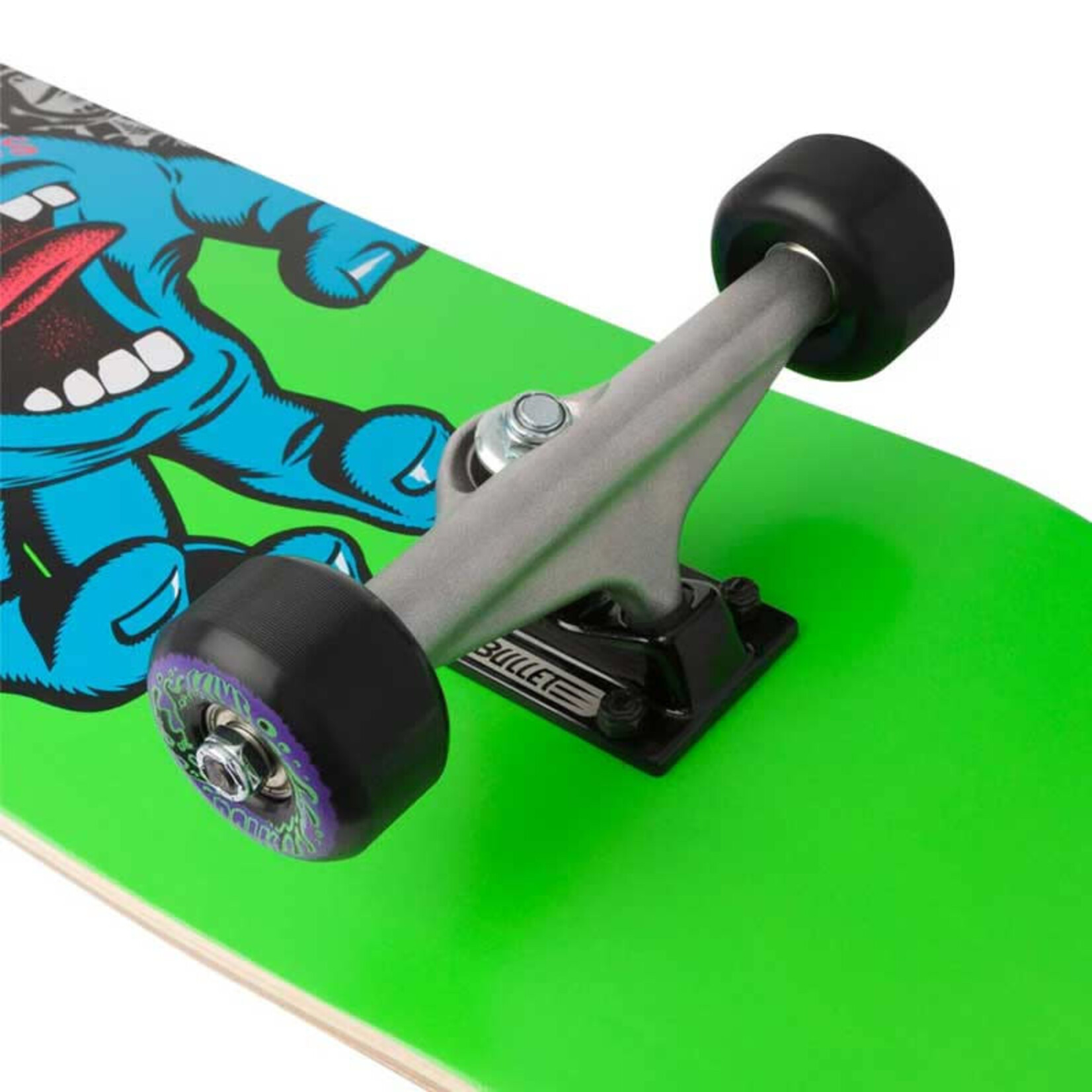 Santa Cruz FLIER HAND LARGE SK8 8,25'' Black/Green - SKATE - SANTA CRUZ