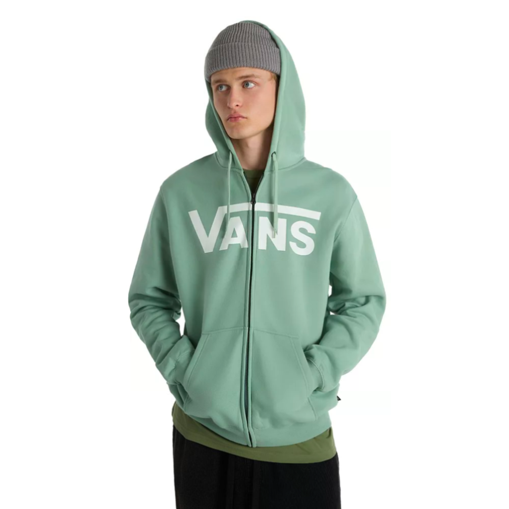 Vans CLASSIC Iceberg Green - Sweat Zip - VANS