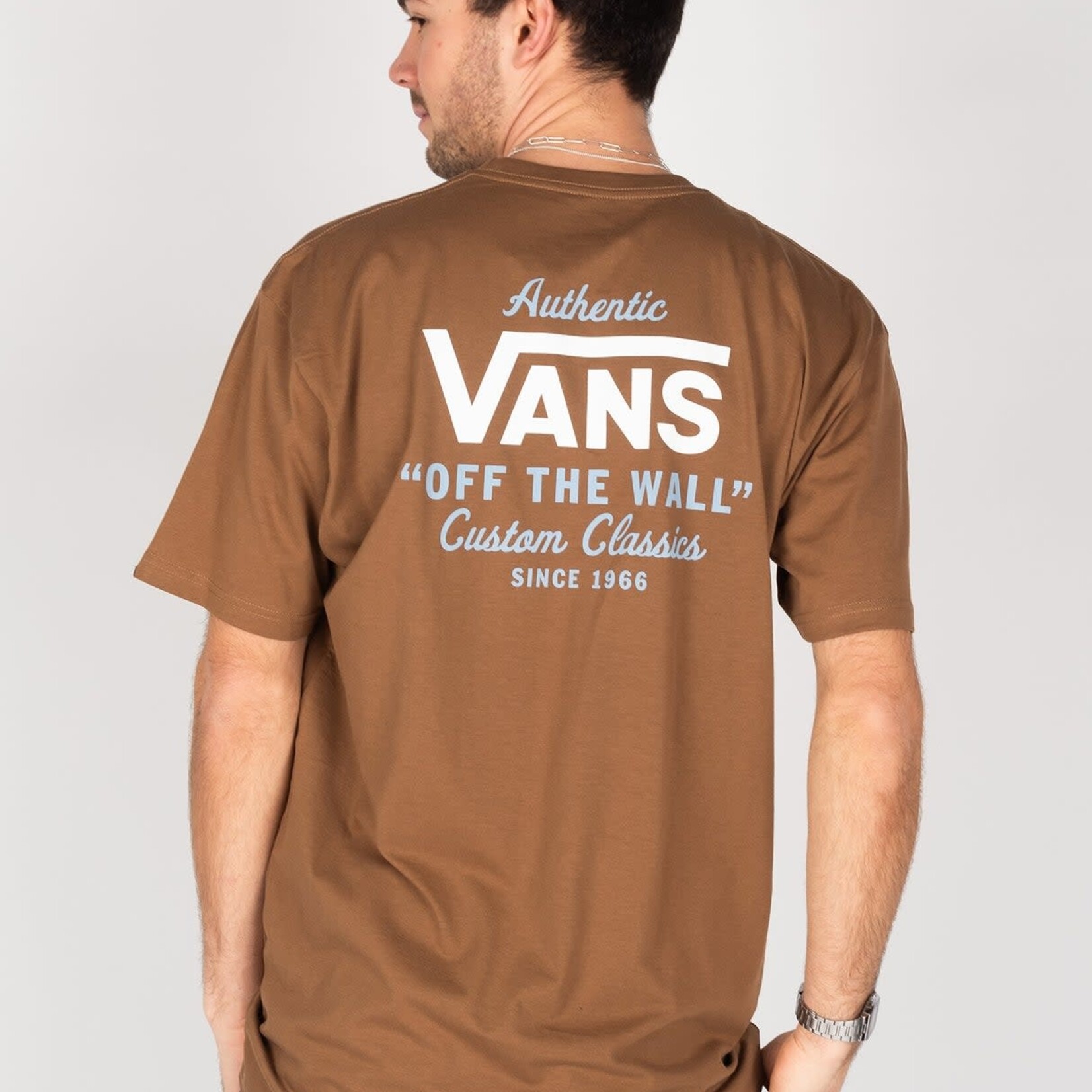 Vans HOLDER Coffee - T-shirt - VANS White