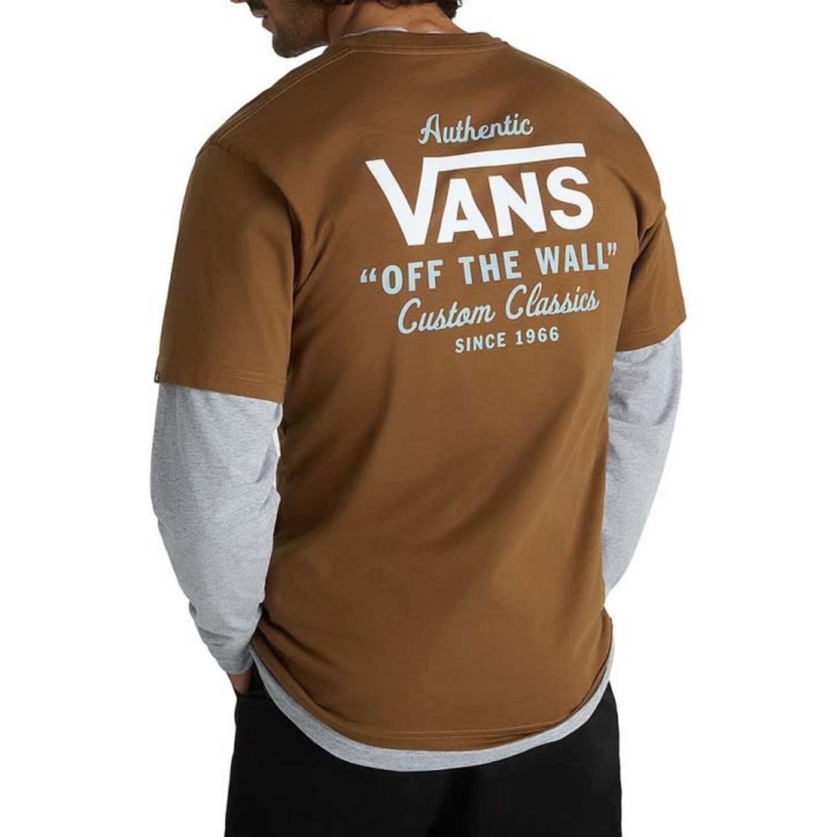 Vans HOLDER Coffee - T-shirt - VANS White