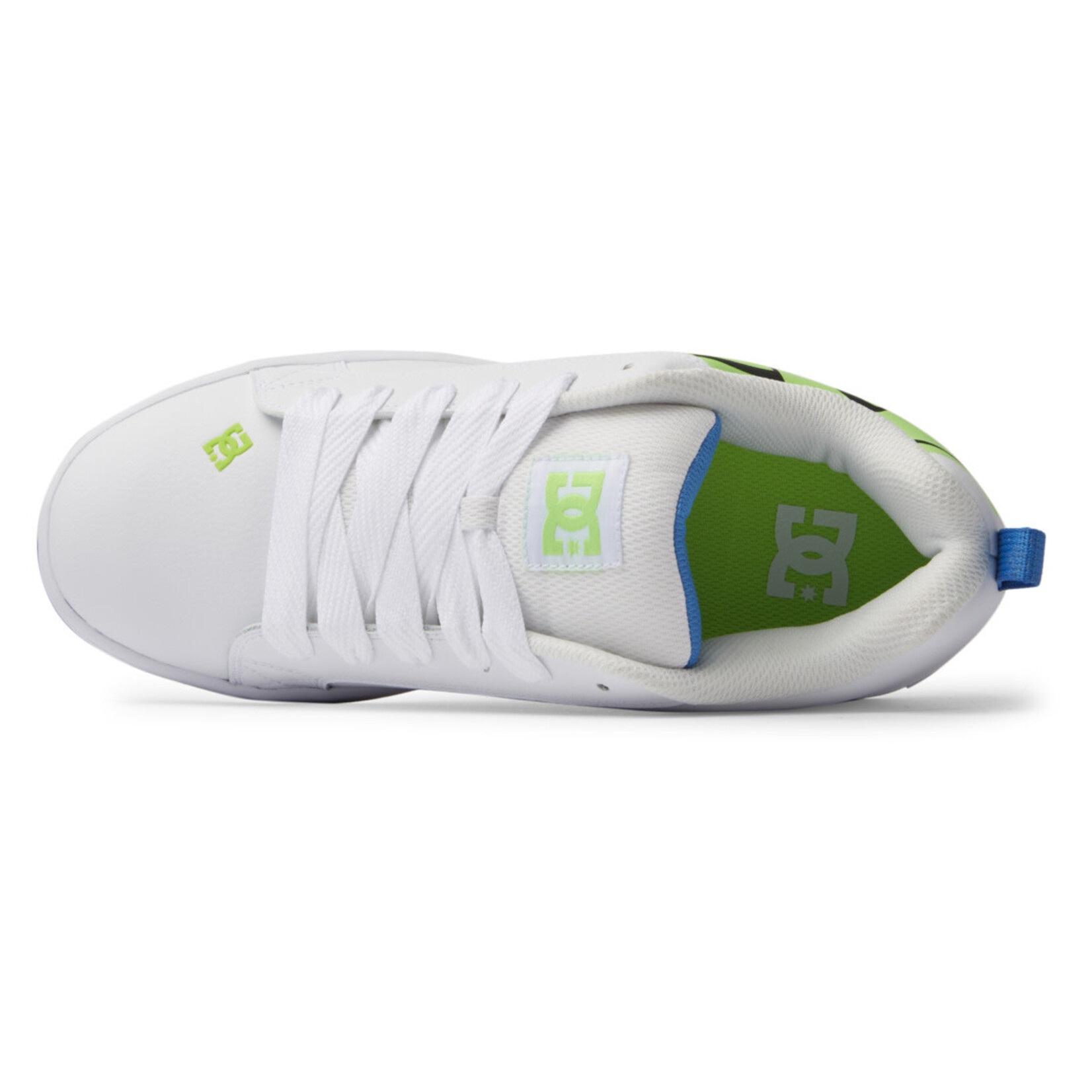 DCSHOES COURT GARFFIK - Chaussures - DC SHOES White/Lime/Turquoise