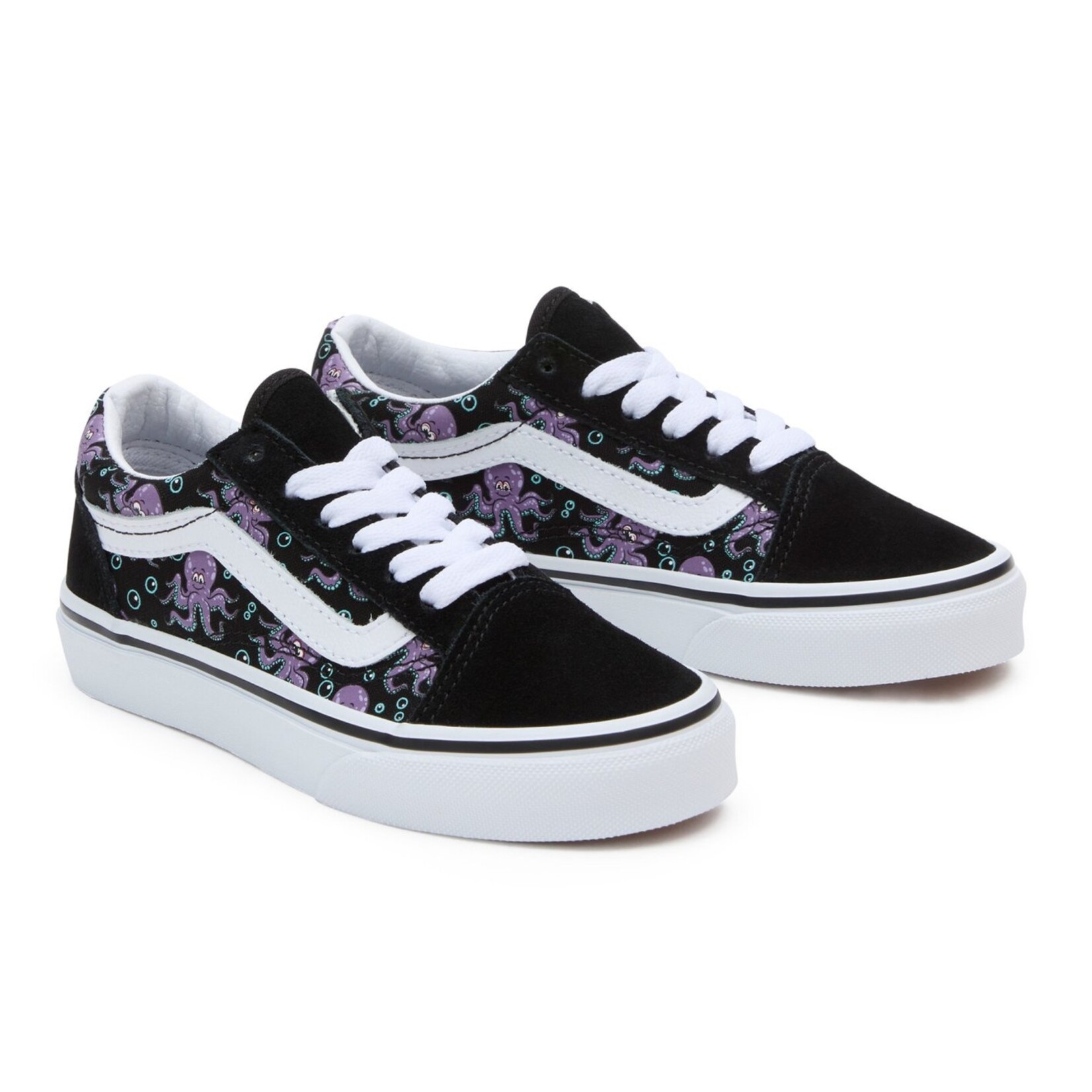 Vans OLD SKOOL GLOW - Chaussures - VANS black/purple