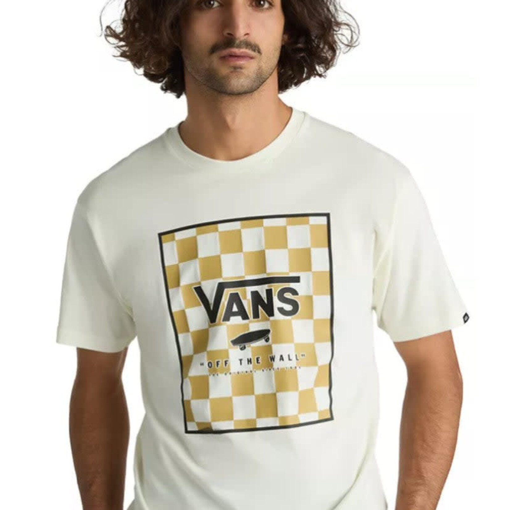 Vans CLASSIC PRINT BOX - T-Shirt - VANS marshmallow