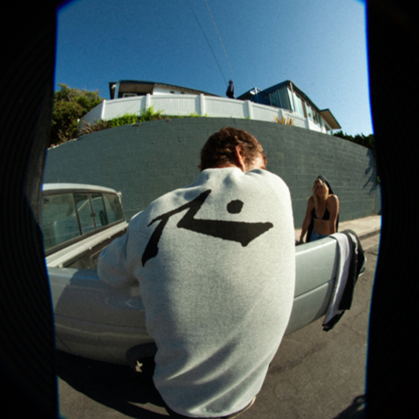 Rusty BASE LINE FLEECE  CREW - Sweat - RUSTY