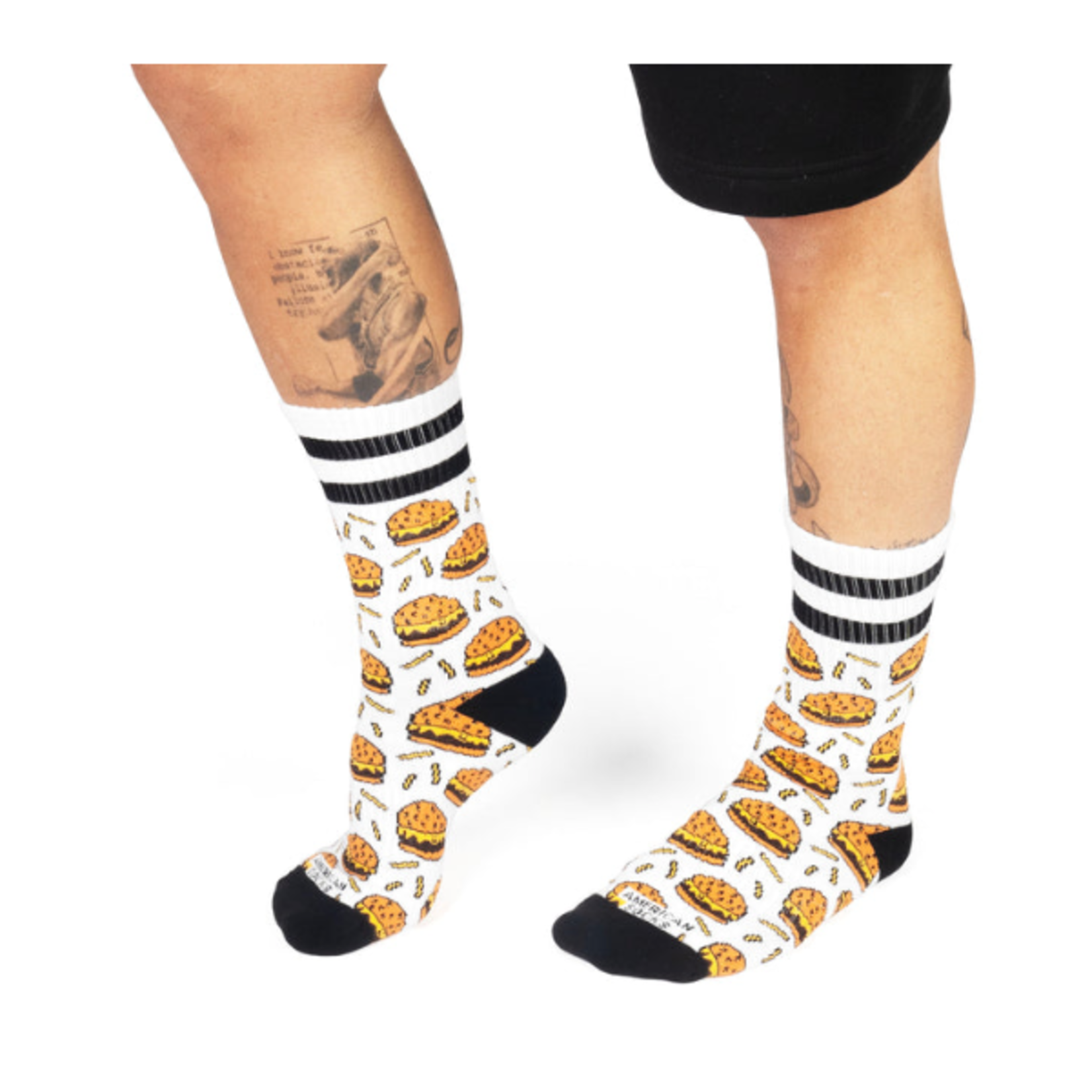 American SOCKS Burger Mania - Mid High - One Size - AMERICAN SOCKS