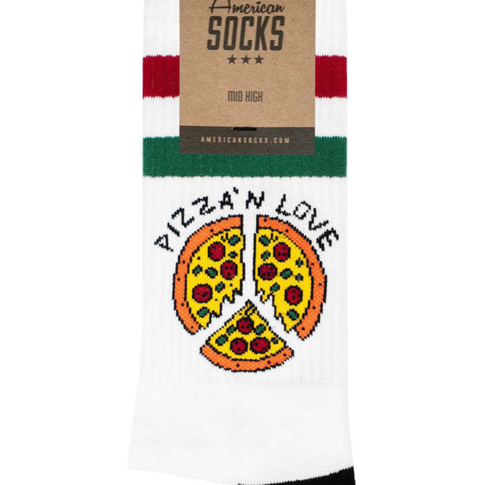 American SOCKS Pizza'n Love - Mid High - AMERICAN SOCKS