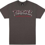 Thrasher THRASHER T-SHIRT SLASH CHARCOAL