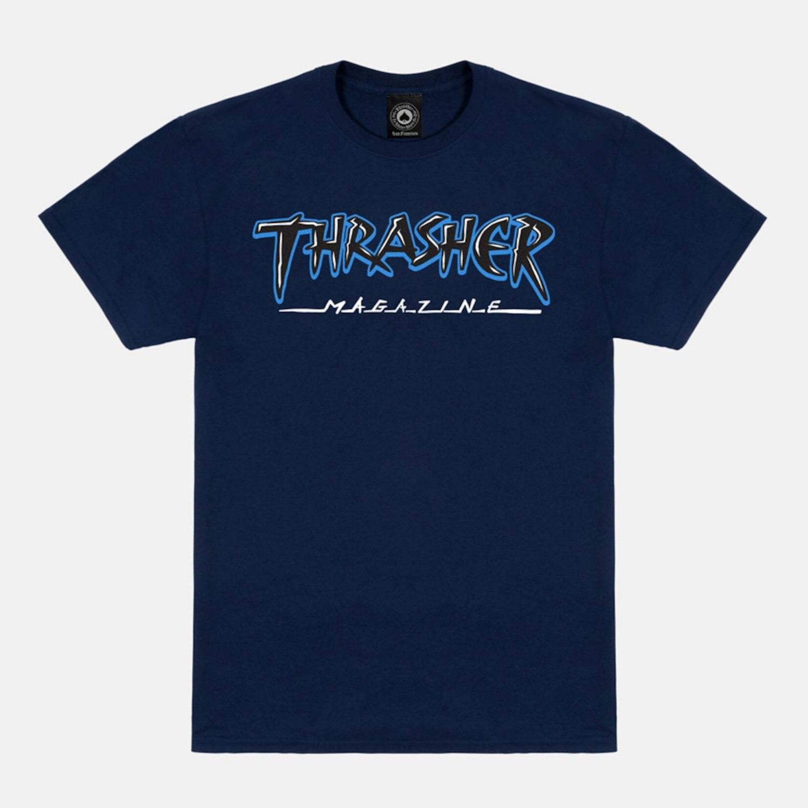 Thrasher THRASHER T-SHIRT SLASH NAVY
