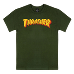 Thrasher THRASHER T-SHIRT STACKED FOREST GREEN