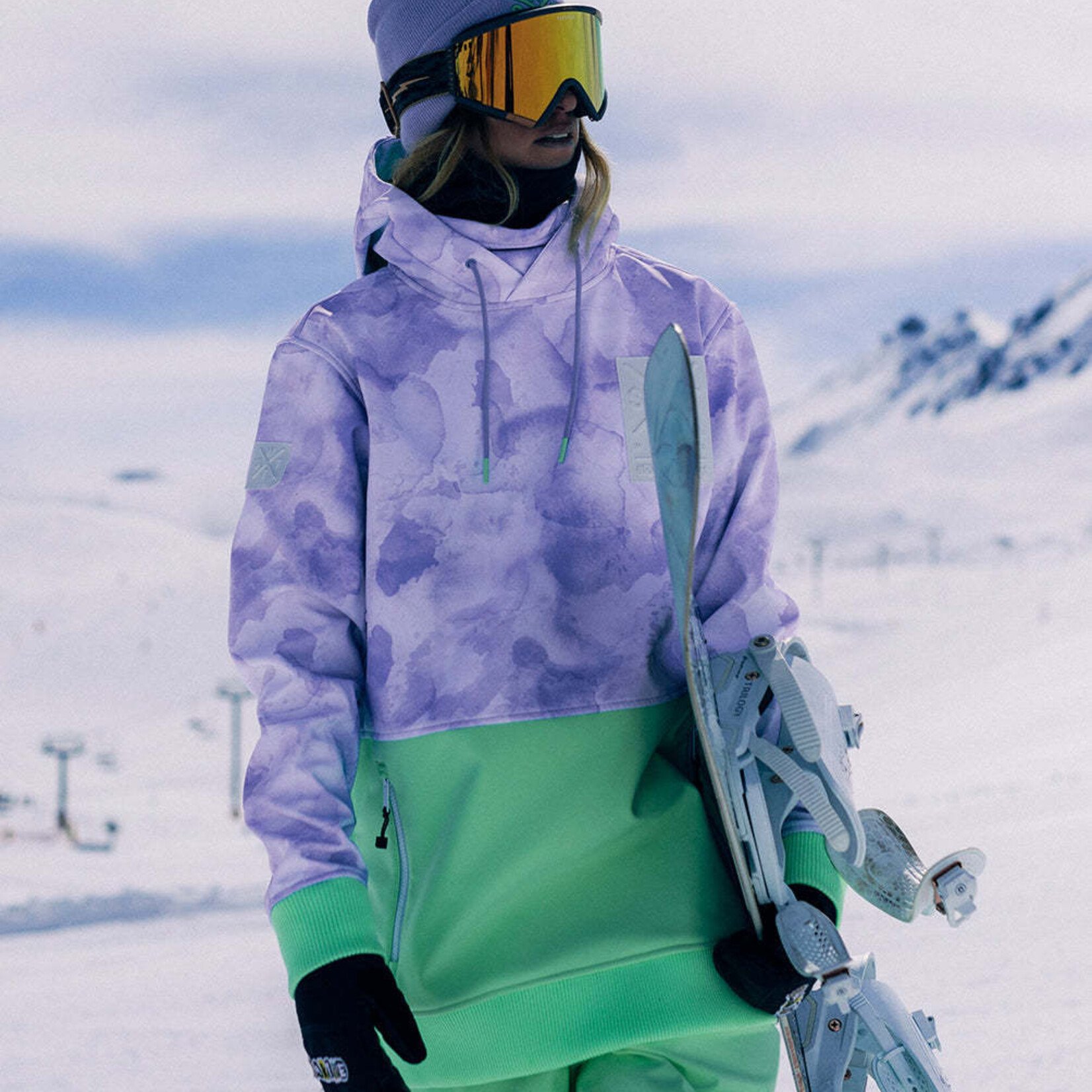 Watts X-MOTION -  WATERCOLOR COSMIC SKY- Veste snow -WATTS