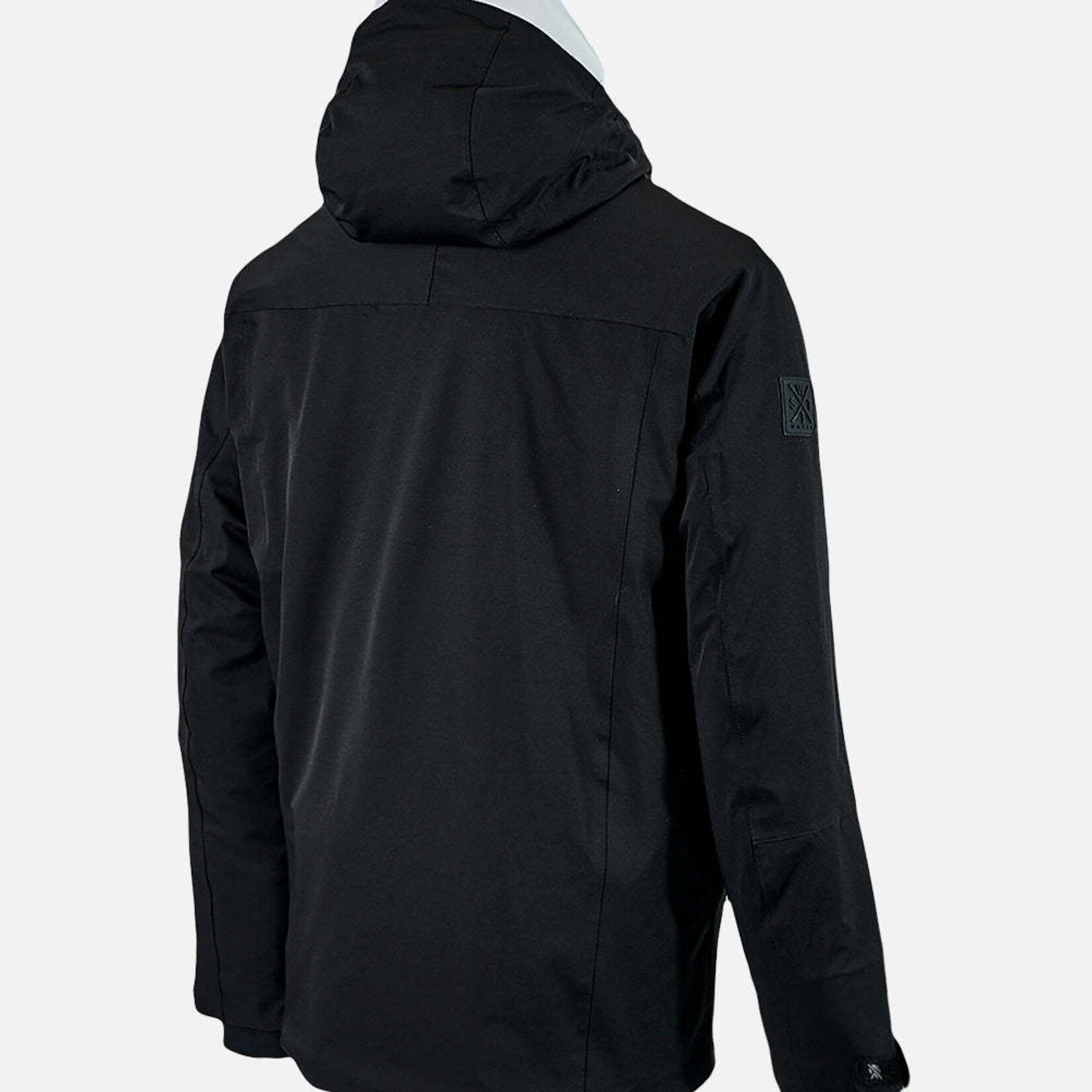 Watts X-BLOW - BLACK/ORANGE/WHITE - Veste snow - WATTS