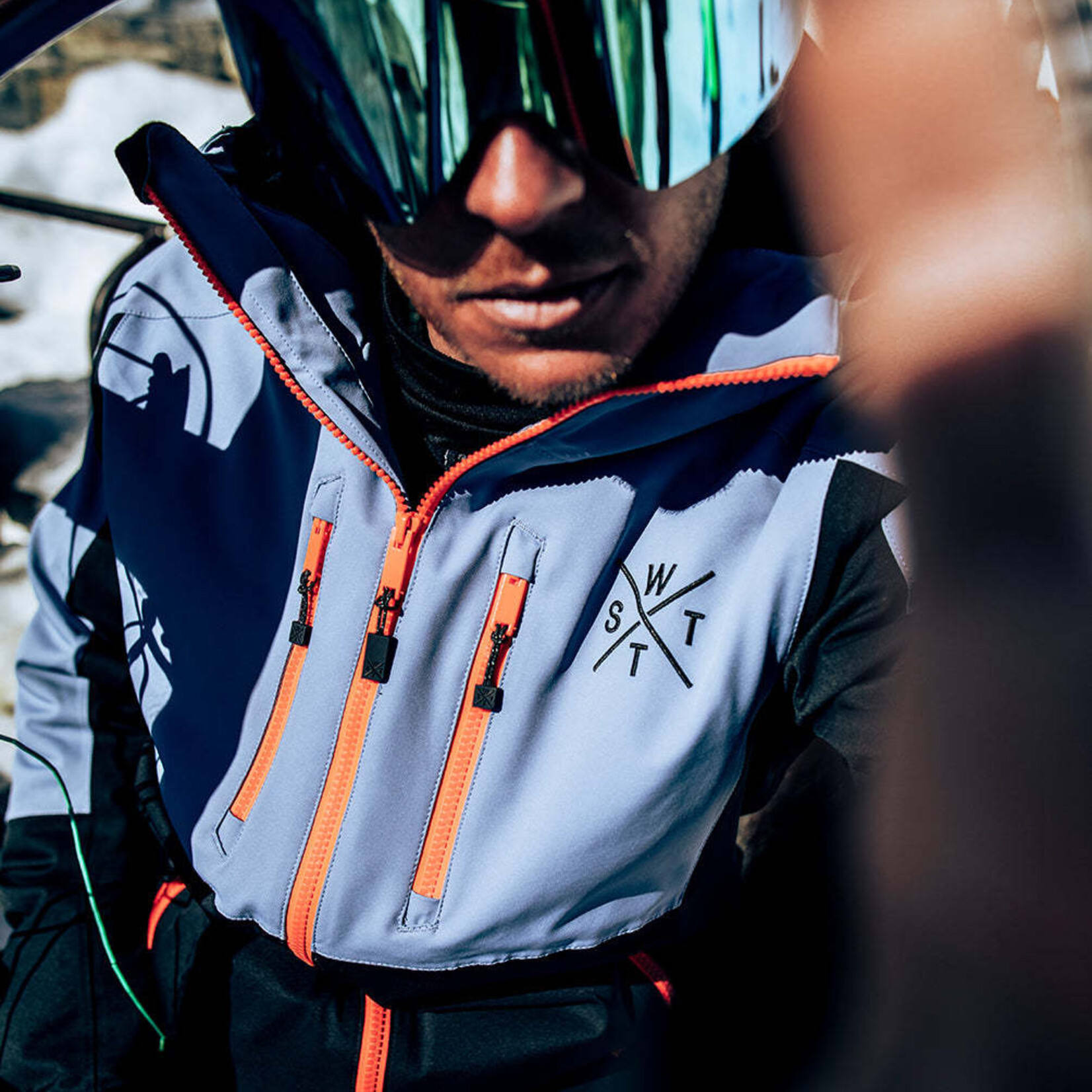 Watts X-BLOW - BLUE INFINITY - Veste snow - WATTS