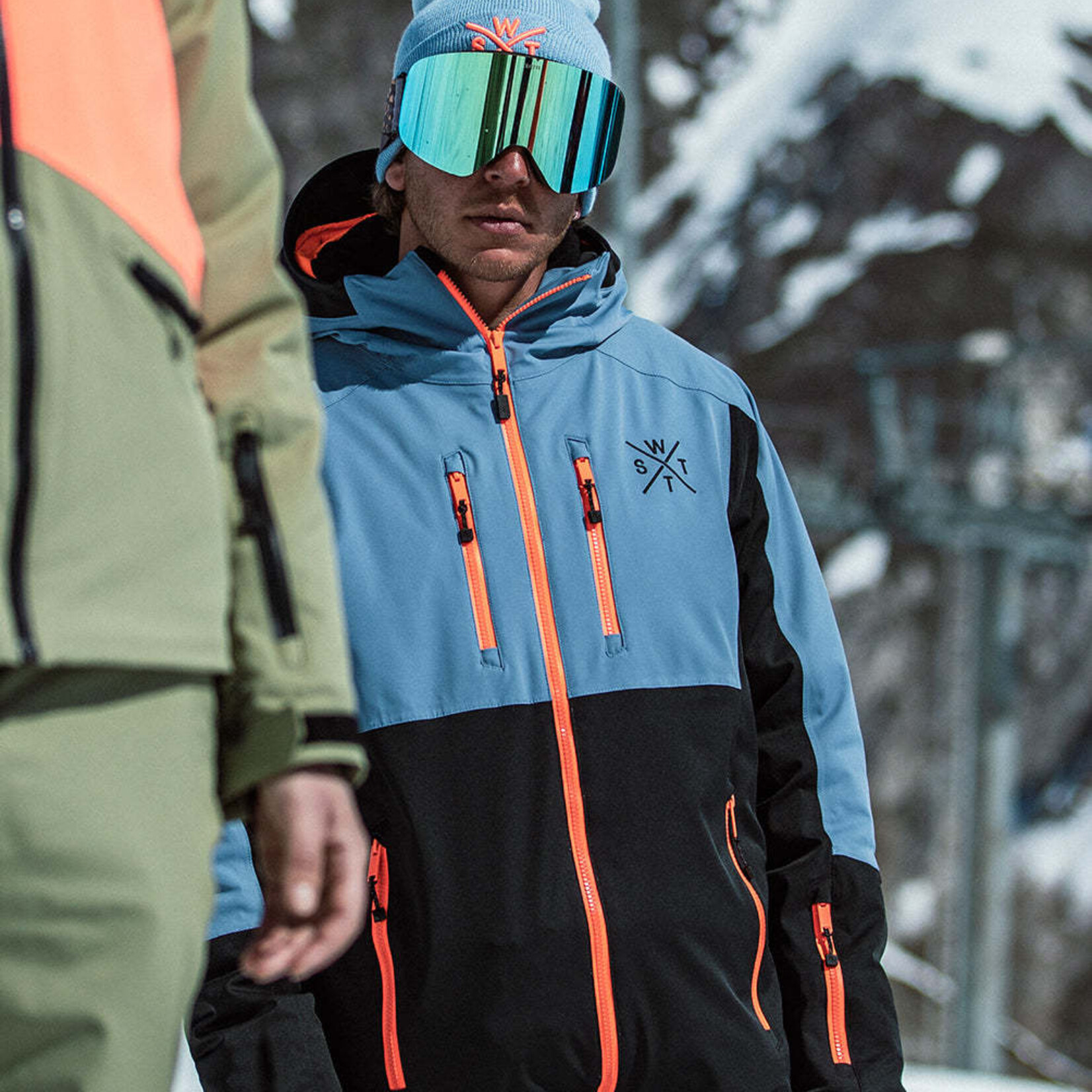 Watts X-BLOW - BLUE INFINITY - Veste snow - WATTS