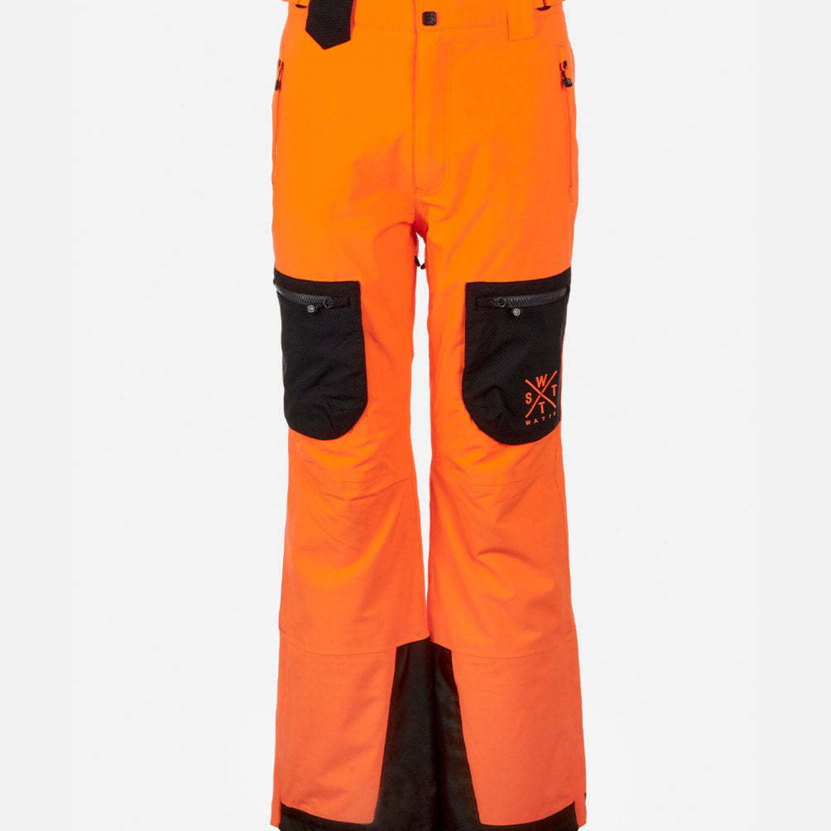 Watts JIB - BLACK / FLUO ORANGE - Pantalon snow - WATTS
