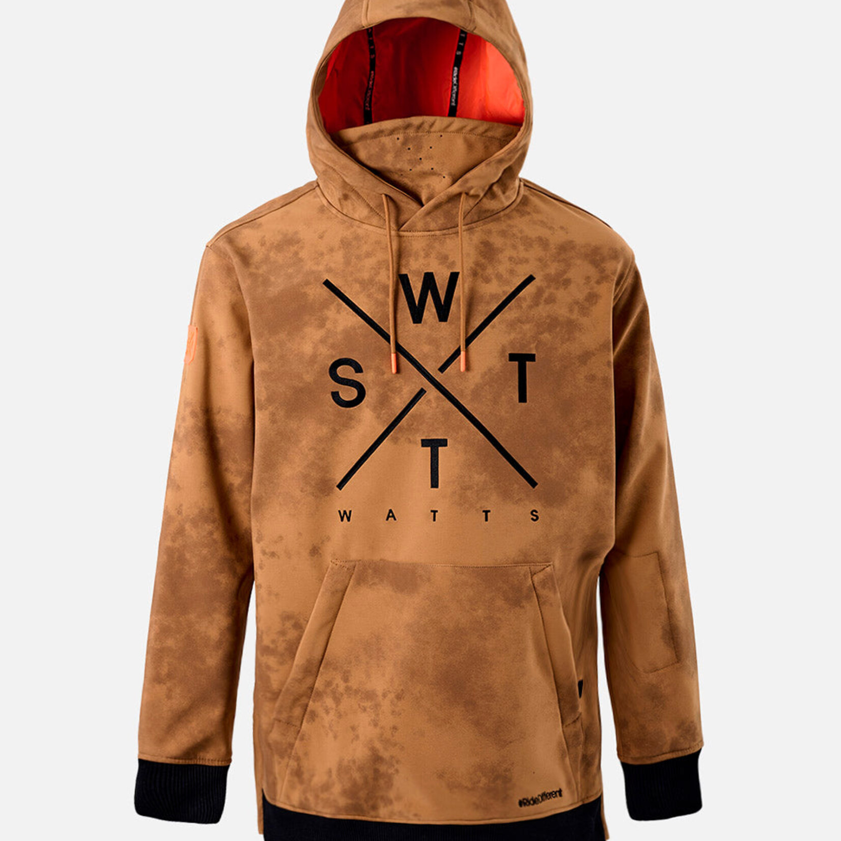 Watts ORBITAL - ACID WASH BROWN - Veste snow - WATTS