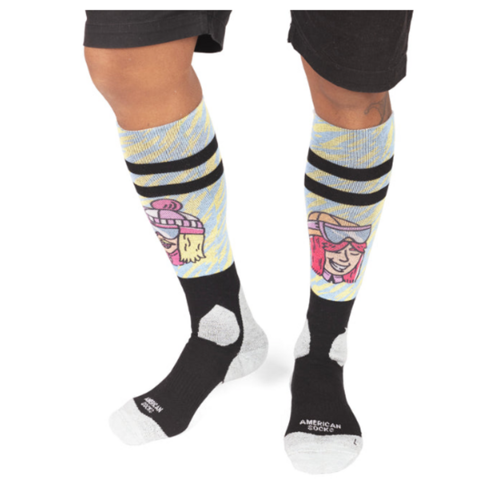American SOCKS SLOPE DOPE - Chaussettes de Snow - AMERICAN SOCKS