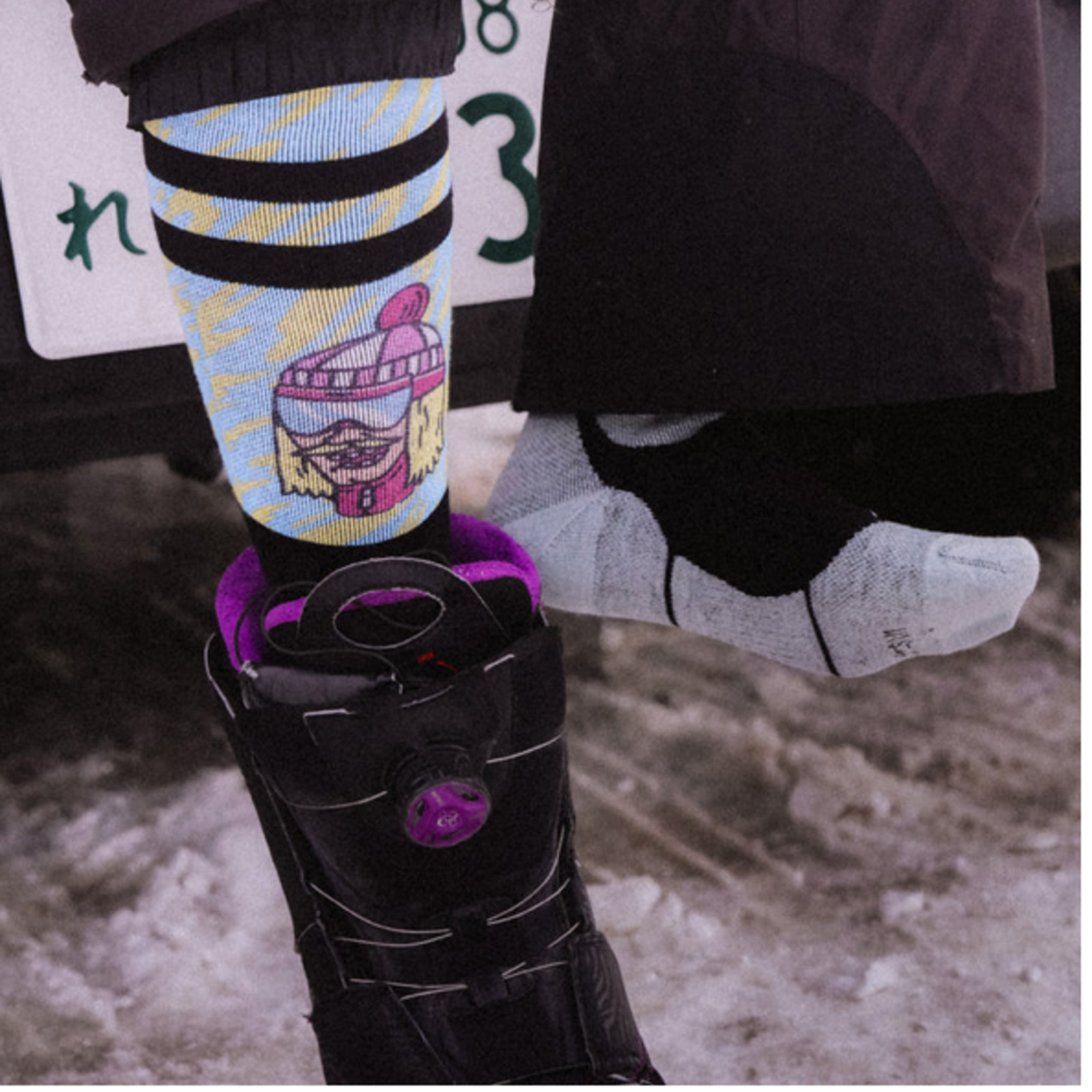 American SOCKS SLOPE DOPE - Chaussettes de Snow - AMERICAN SOCKS