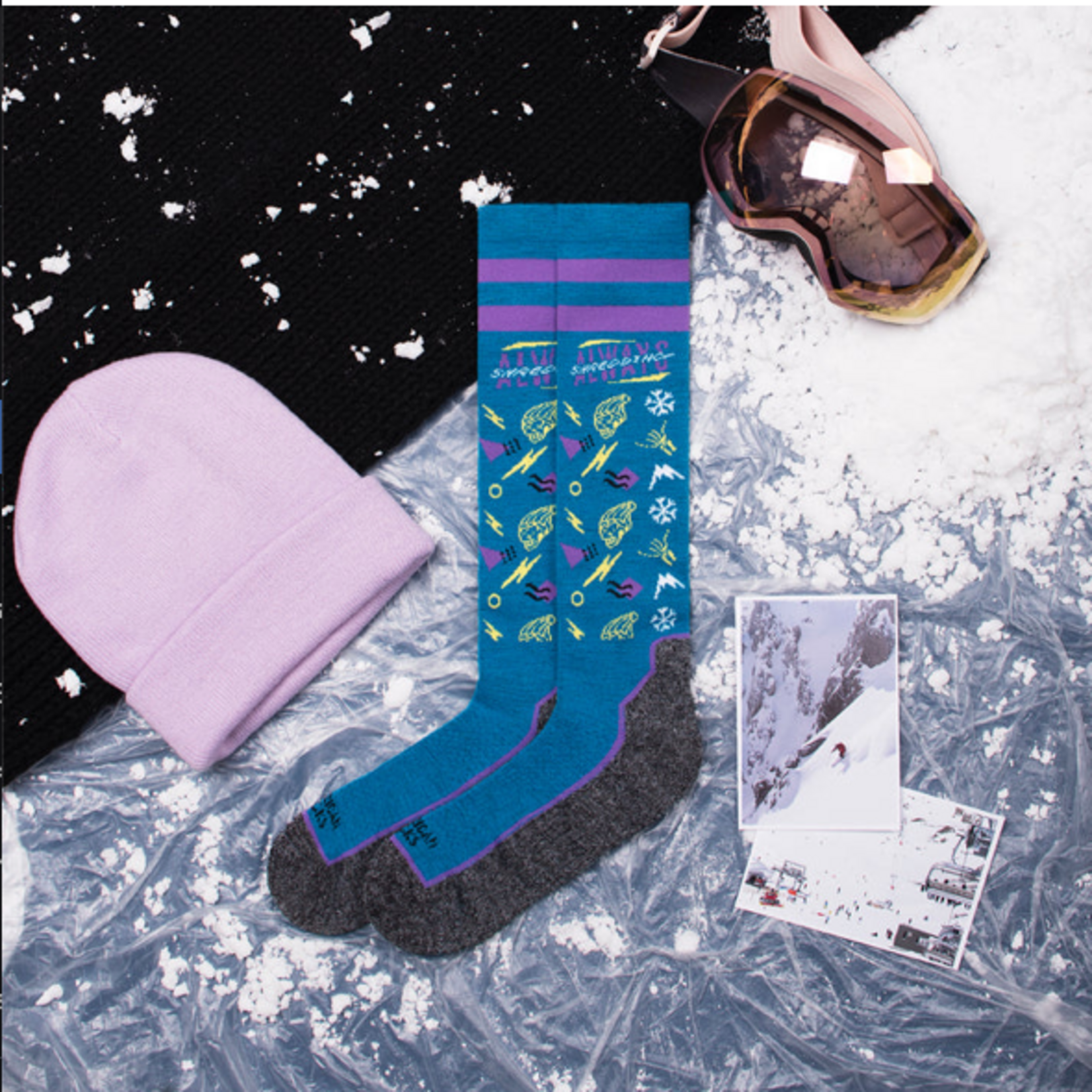 American SOCKS ALWAYS SHREDDING - Chaussettes de Snow - AMERICAN SOCKS