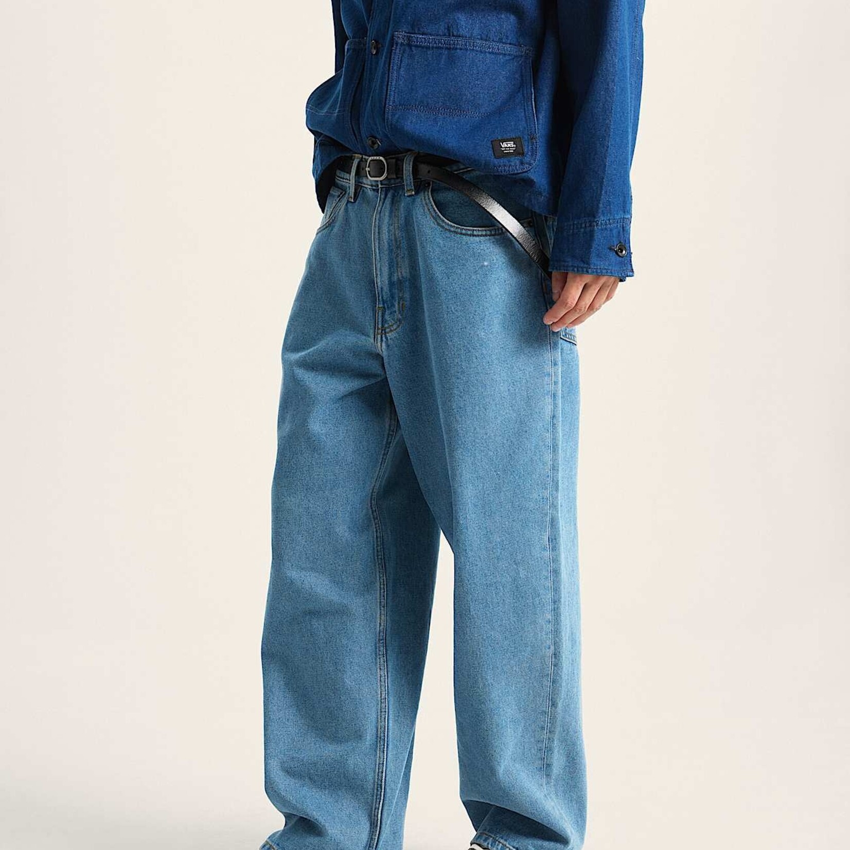 Vans CHECK-5 BAGGY DENIM - Pantalon - VANS