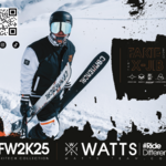 Watts FAKIE - BLACK & WHITE - Veste snow - WATTS