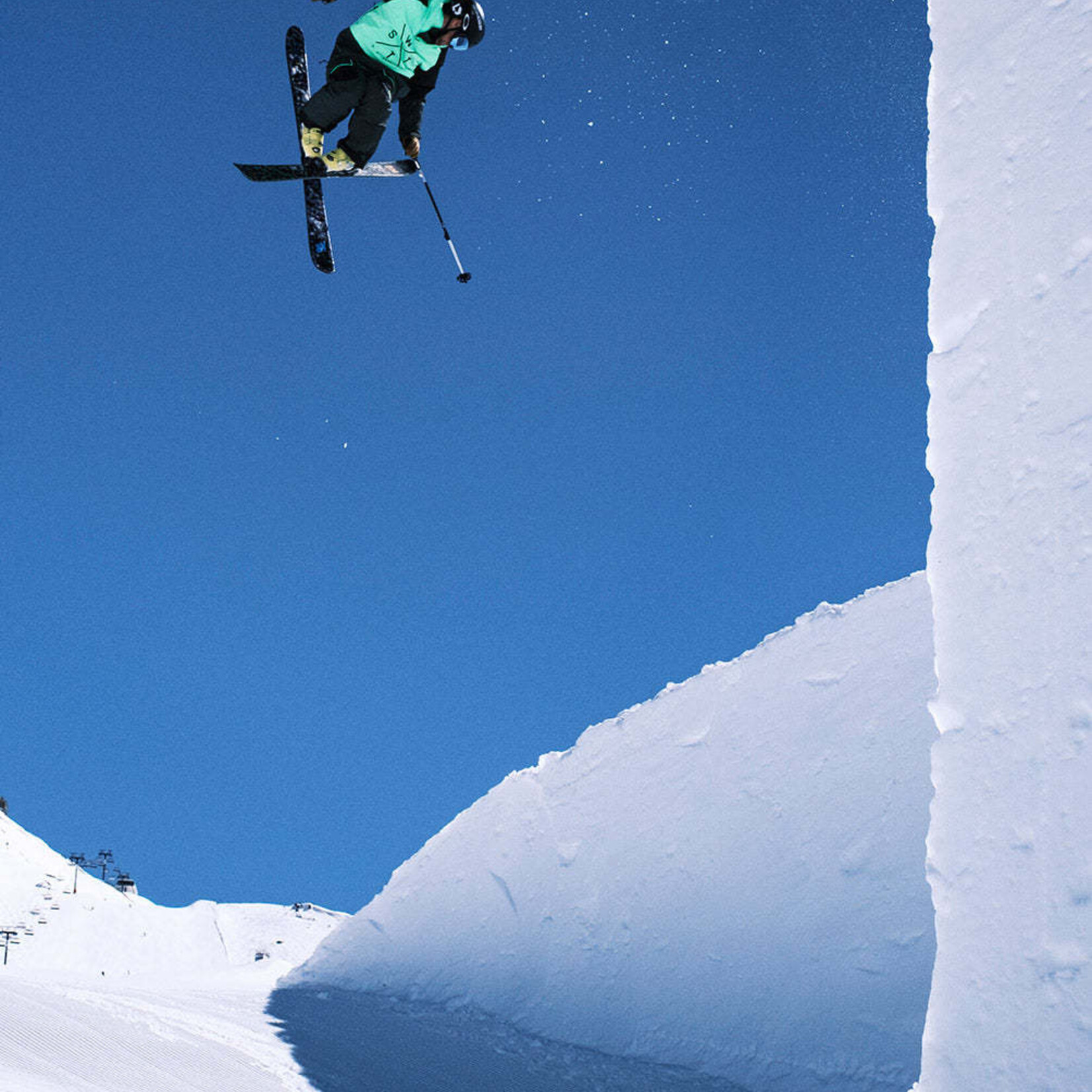 Watts X-METOD - GREEN / FLUO ACID -Veste snow - WATTS