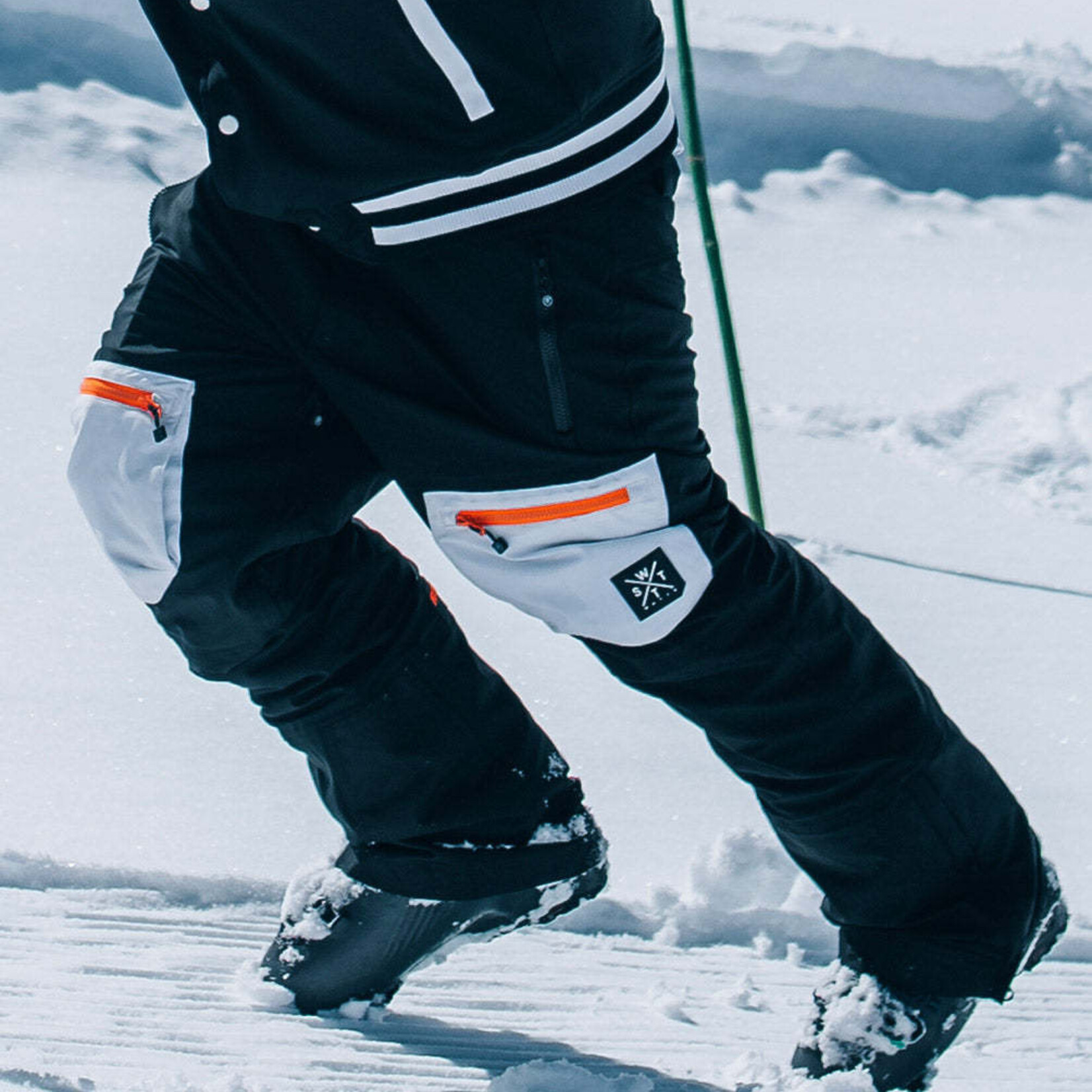 Watts X-JIB -   MIX WHITE & BLACK- Pantalon snow - WATTS