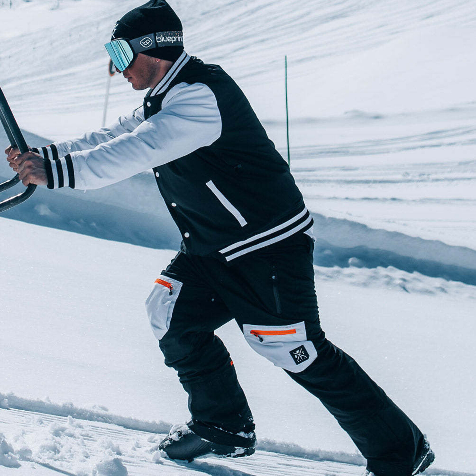 Watts X-JIB -   MIX WHITE & BLACK- Veste snow - WATTS