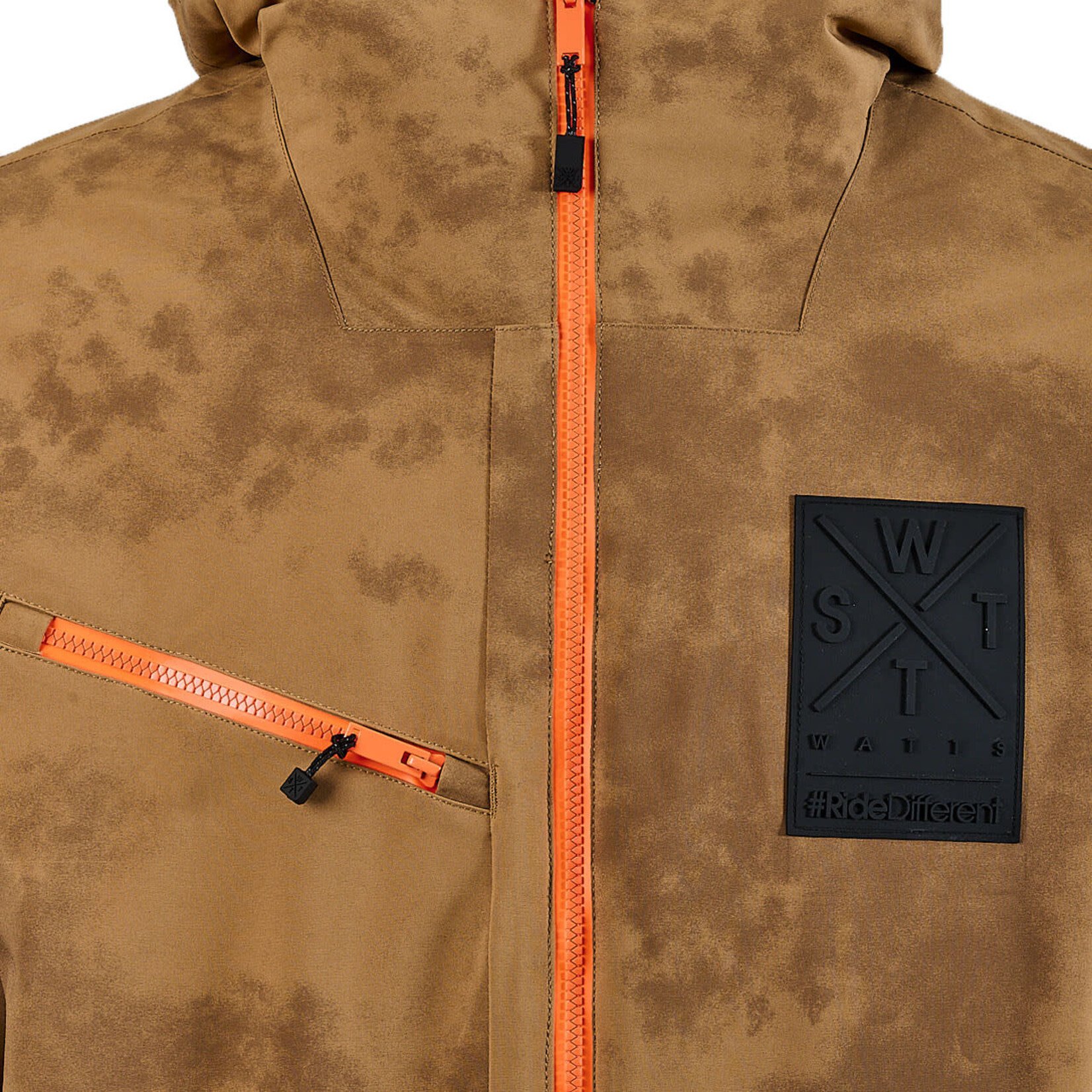 Watts X-TEMPER - ACID WASH BROWN - Veste snow - WATTS