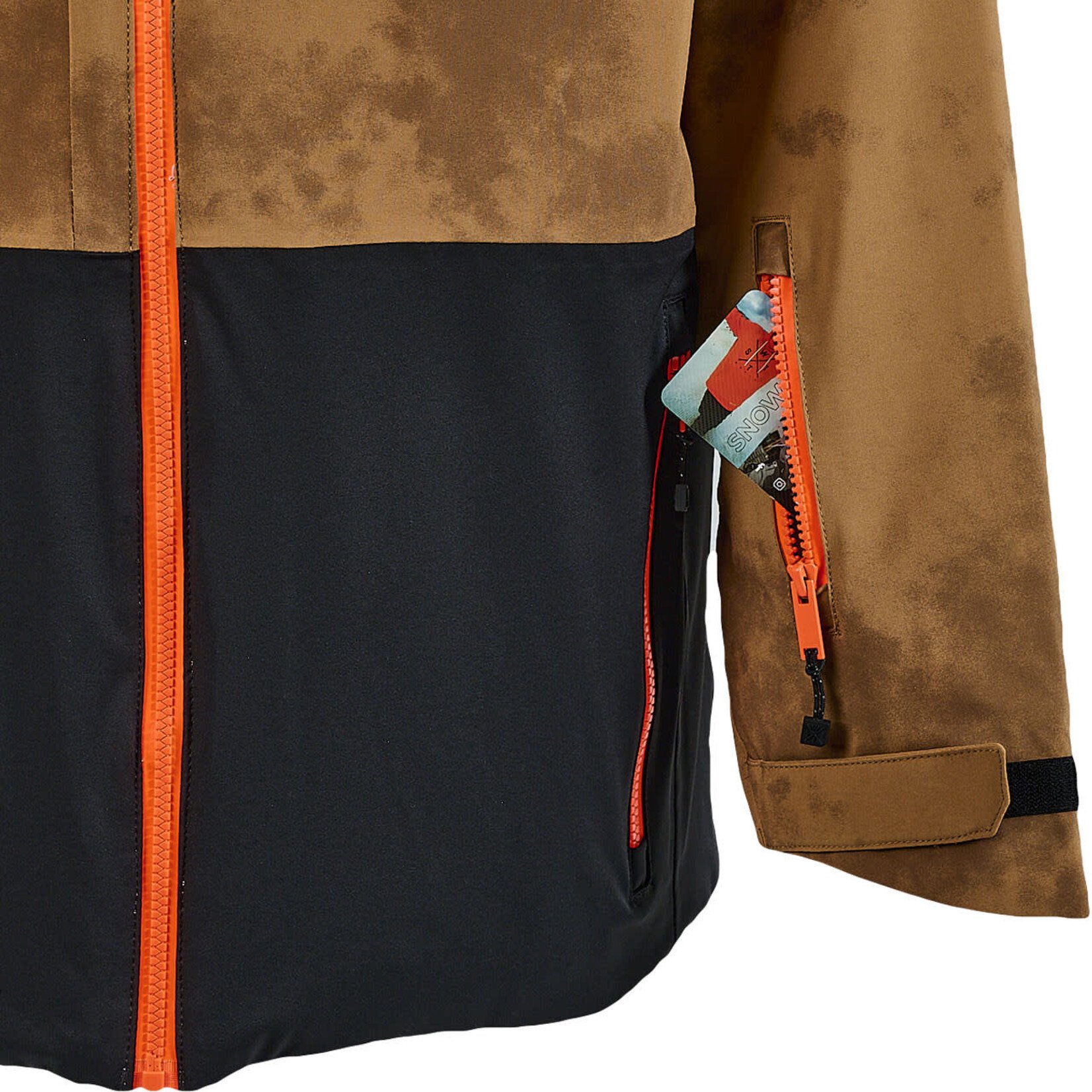 Watts X-TEMPER - ACID WASH BROWN - Veste snow - WATTS