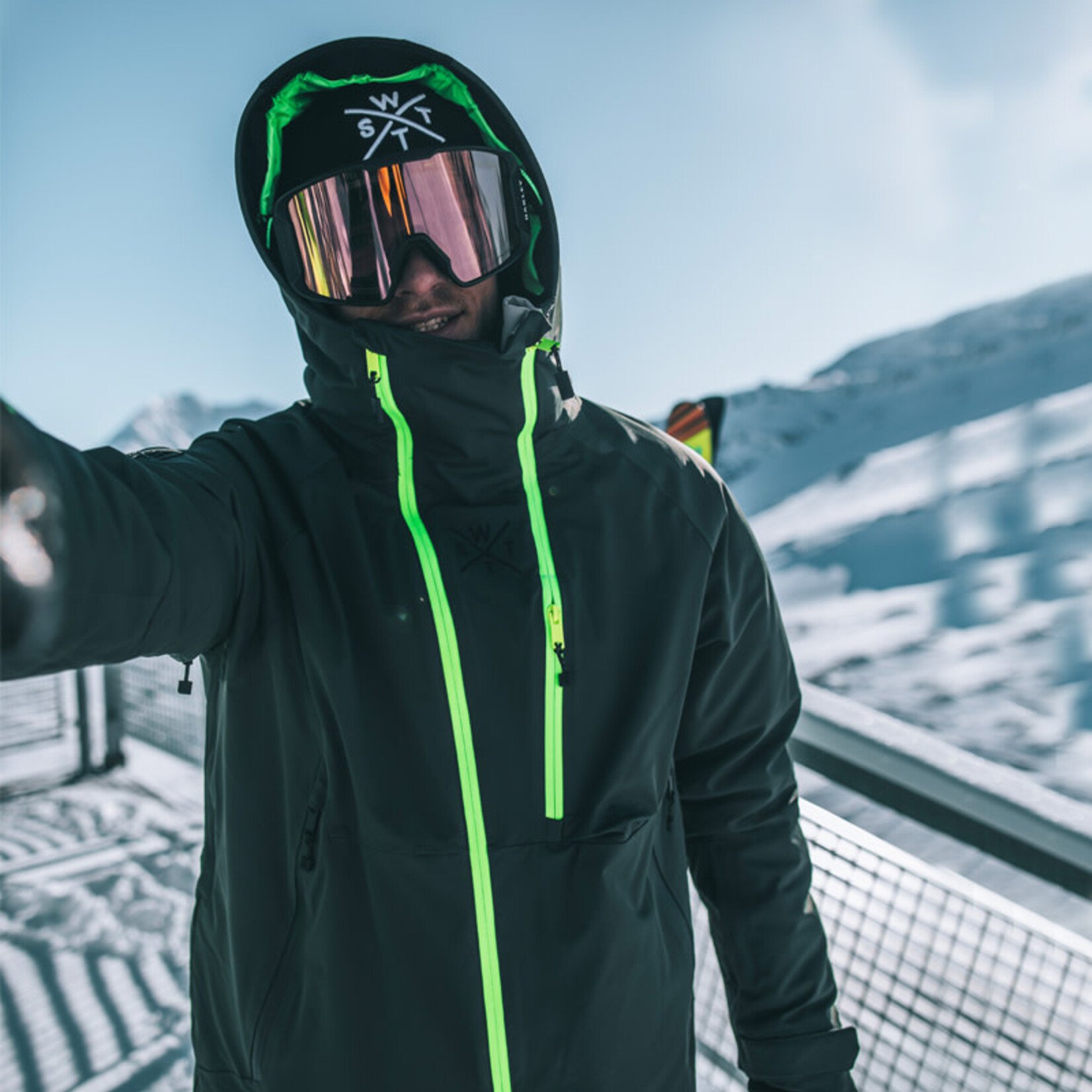 Watts VENOM -  GREEN - Veste snow - WATTS
