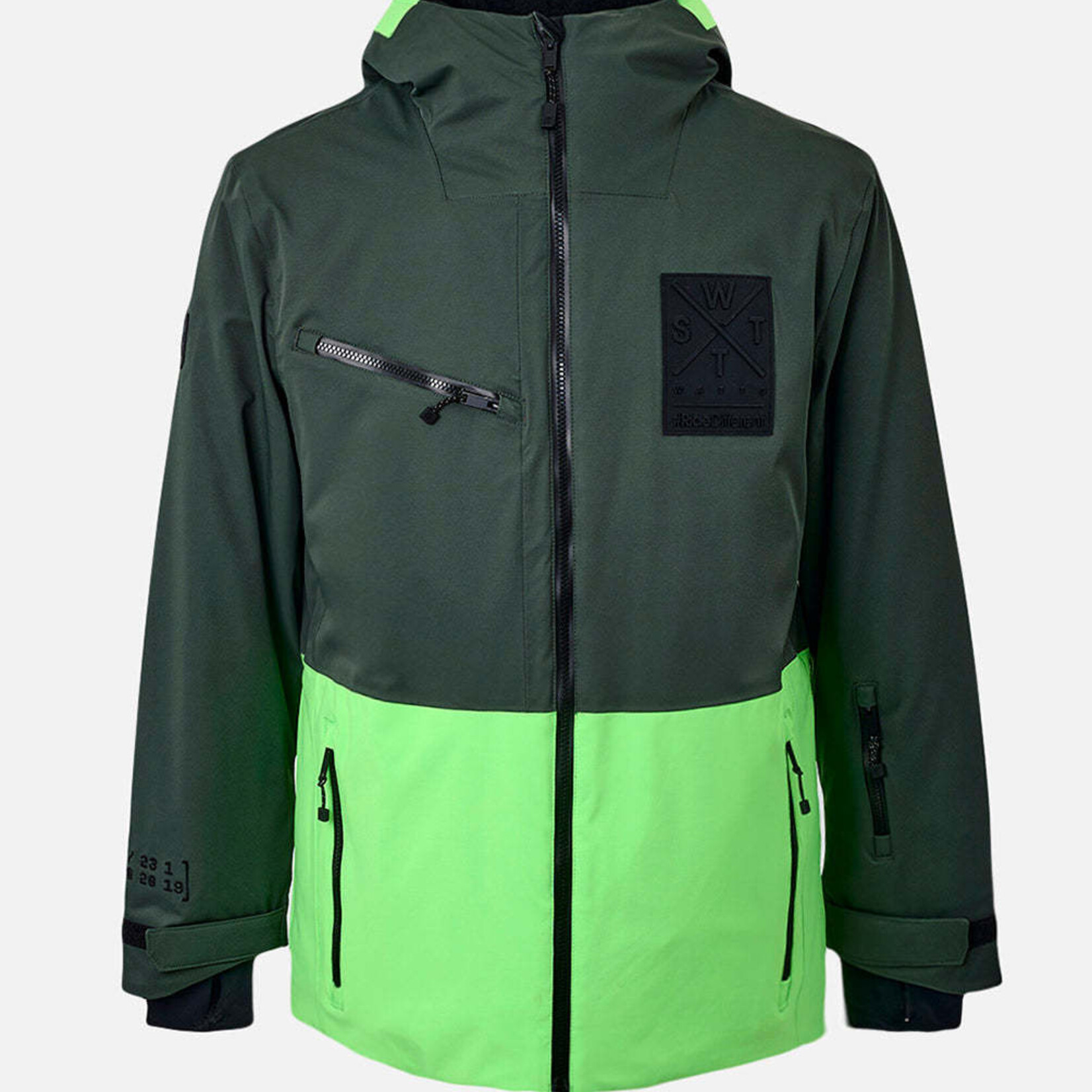 Watts X-TEMPER -  GREEN- Veste snow - WATTS