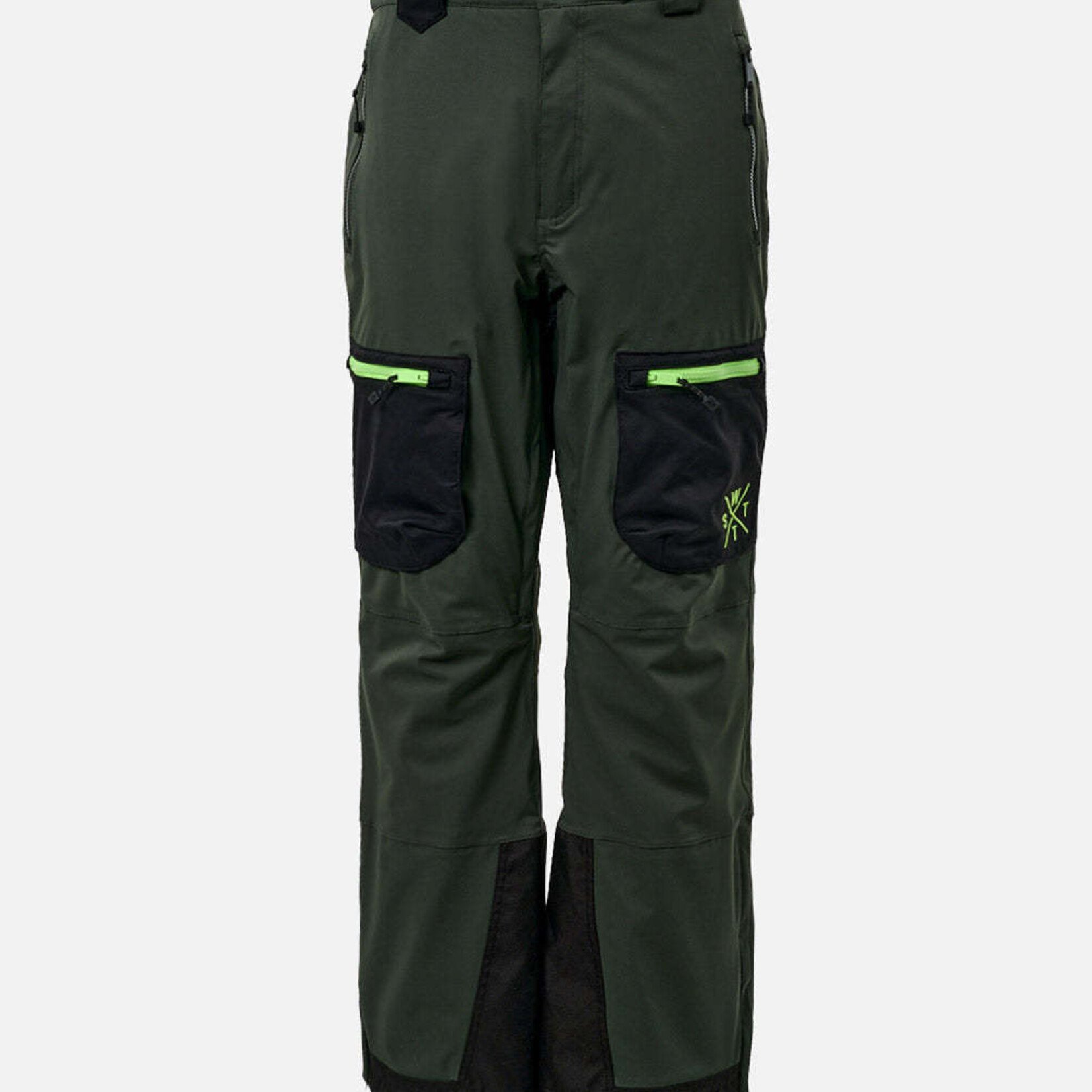 Watts X-JIB -  GREEN/FLUO ACID - Pantalon snow - WATTS