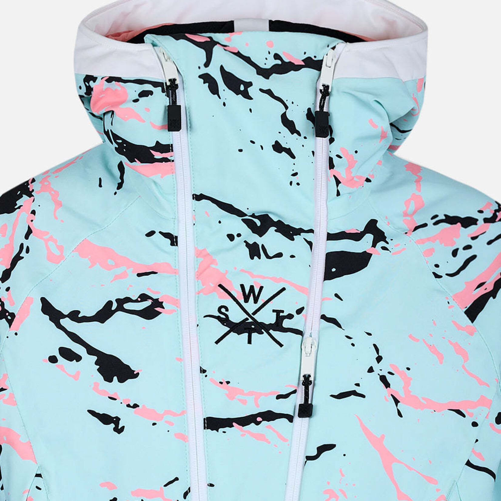 Watts VENOM - MINIMAL CAMO BLUE  - Veste snow - WATTS