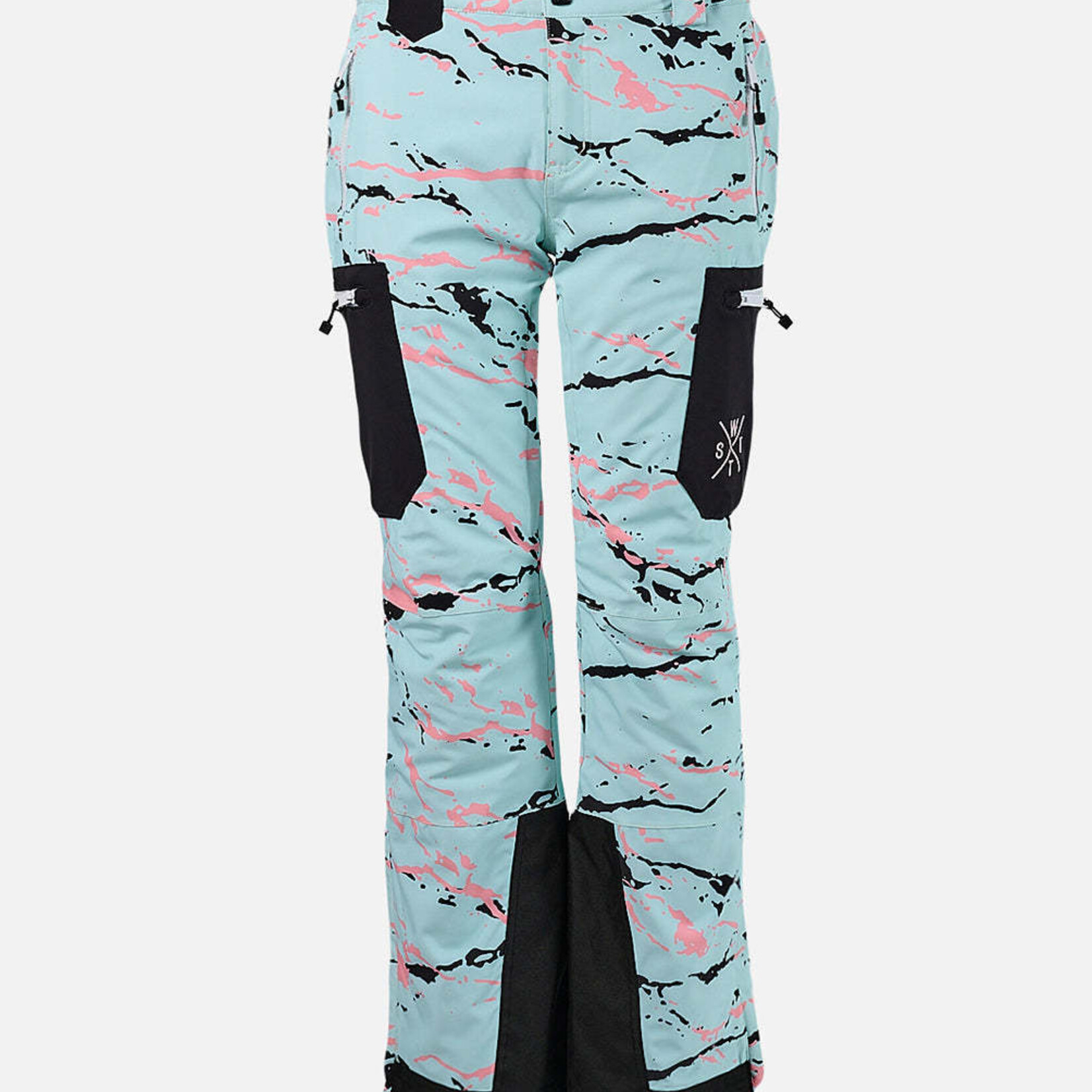 Watts X-ELIPSE-  MINIMAL CAMO BLUE- Pantalon snow - WATTS