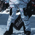 Watts X-ELIPSE-  MINIMAL CAMO BLUE- Pantalon snow - WATTS
