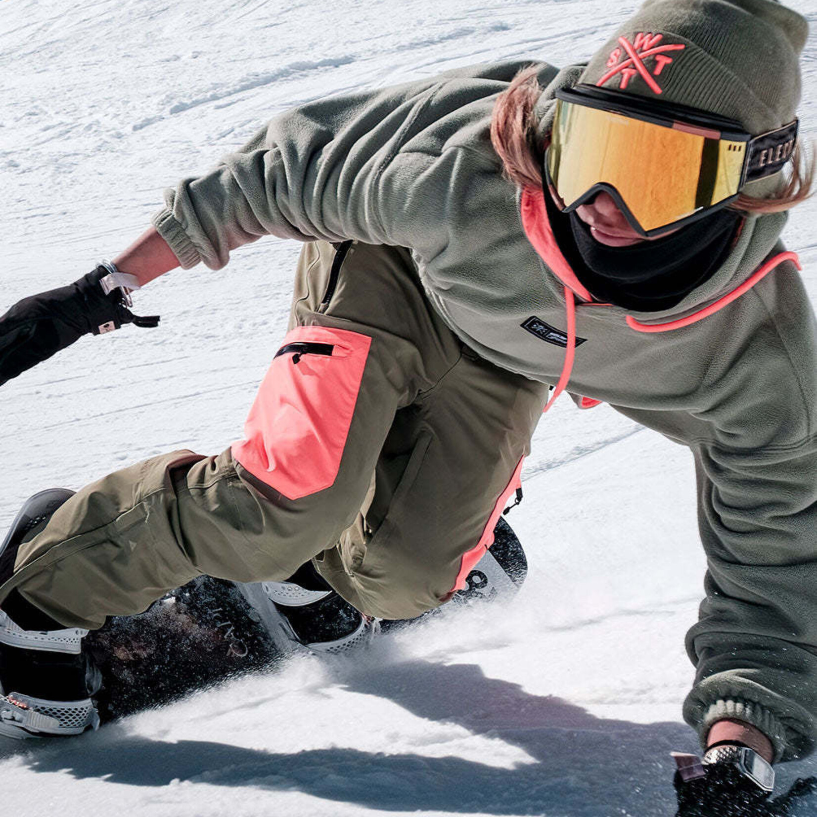 Watts X-ELIPSE -  OLIVE - Pantalon snow - WATT