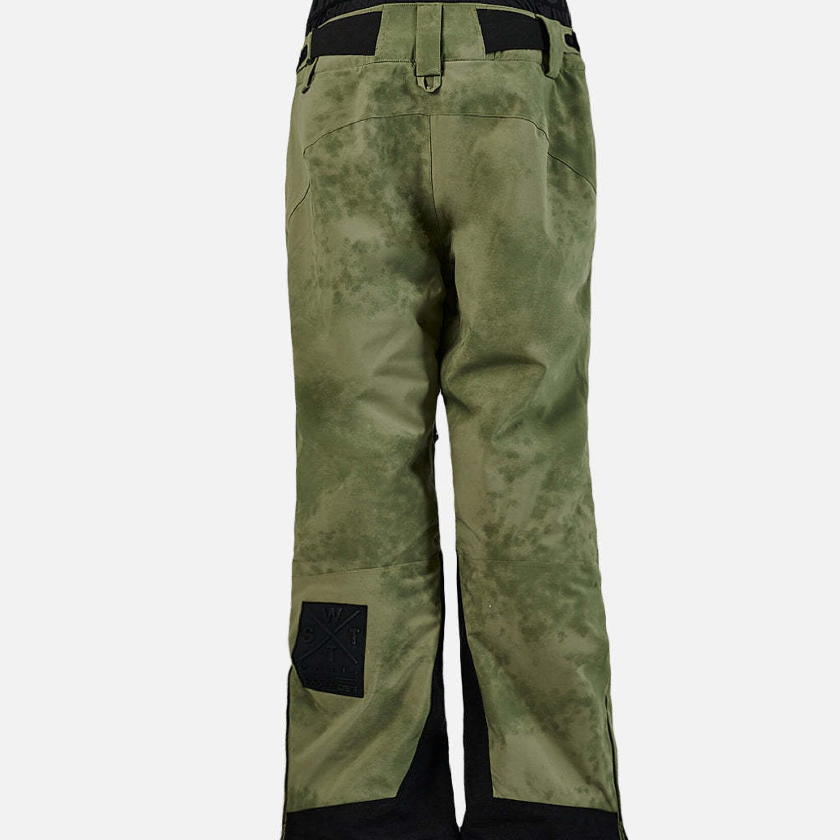 Watts RODEO ACID WASH OLIVE - Pantalon snow - WATTS