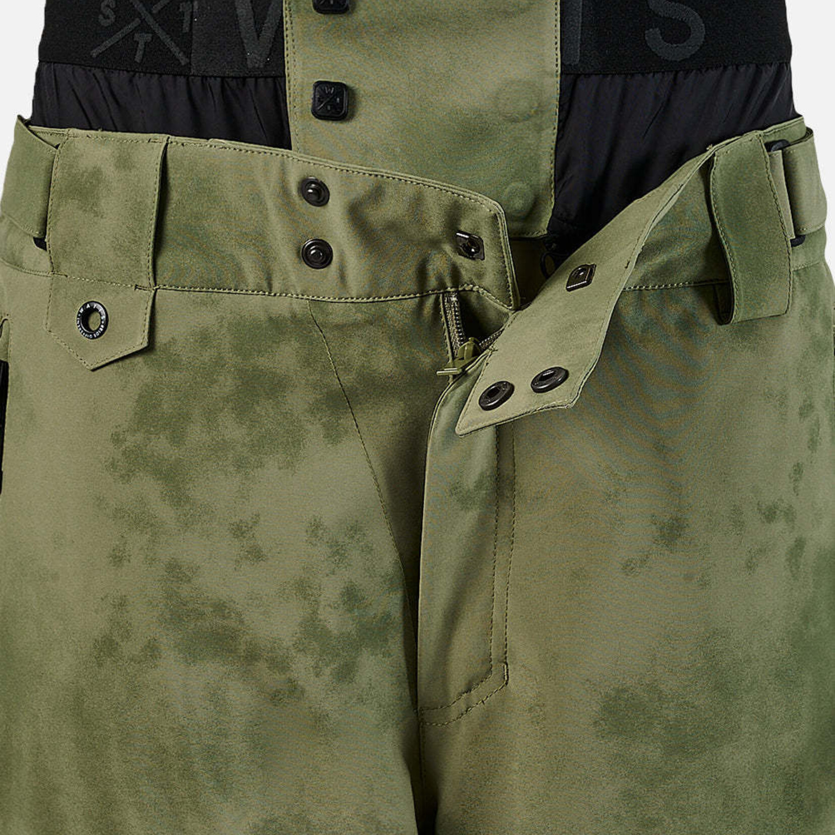 Watts RODEO ACID WASH OLIVE - Pantalon snow - WATTS