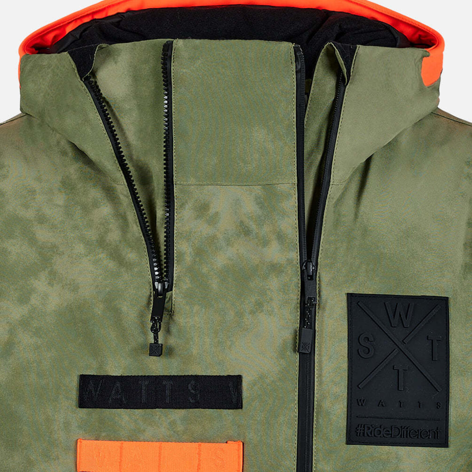 Watts X-WEAR  OLIVE - COLLECTION TECH PHANTOM - Veste snow - WATTS