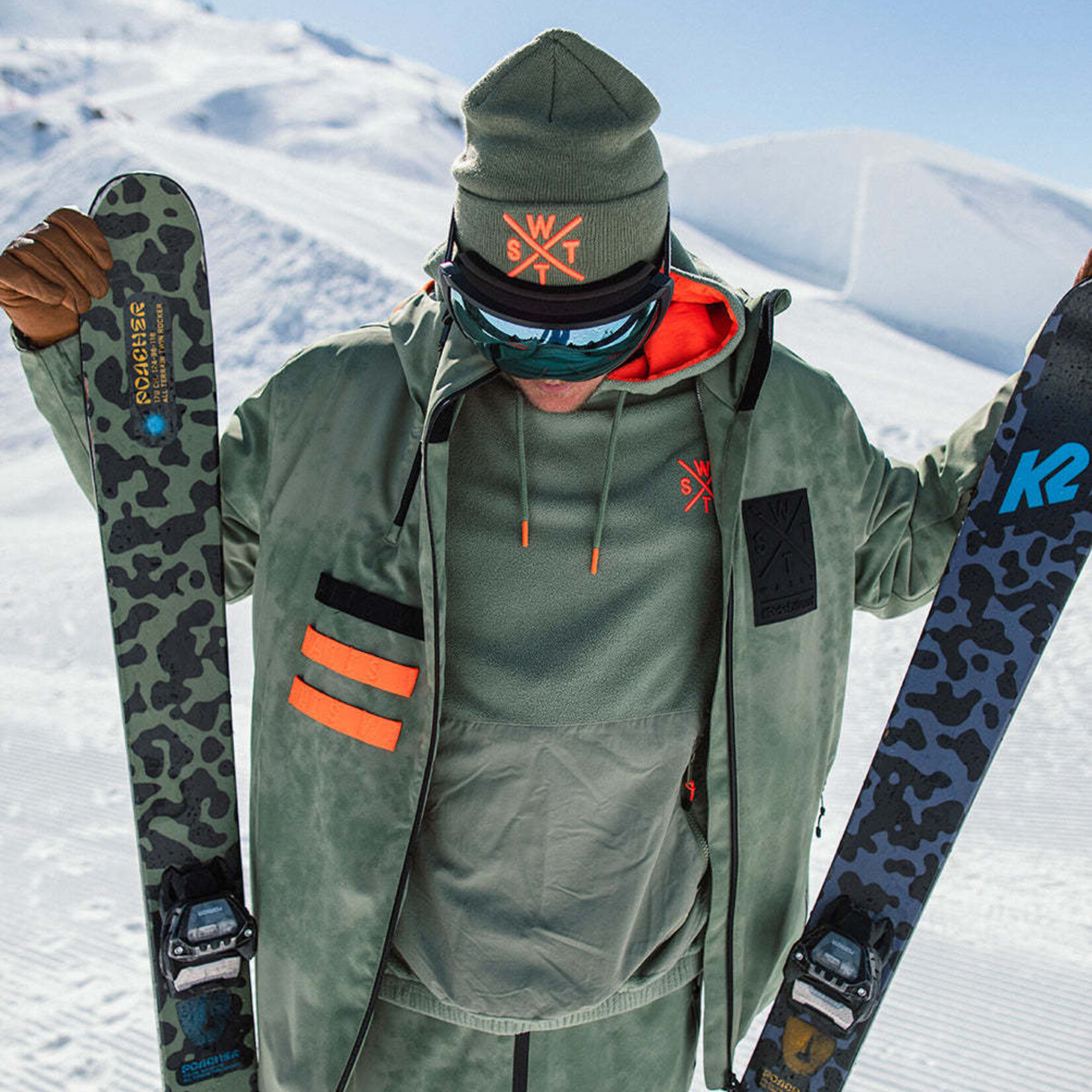 Watts X-WEAR  OLIVE - COLLECTION TECH PHANTOM - Veste snow - WATTS