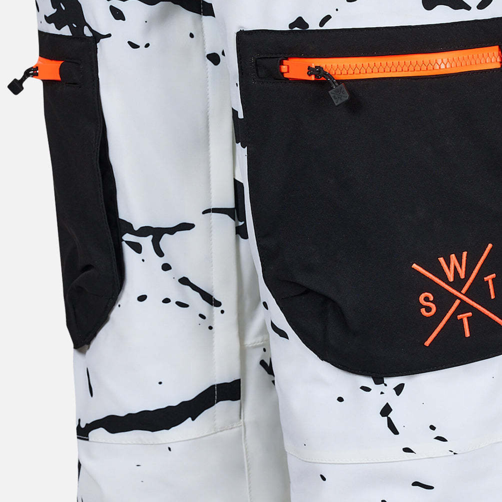 Watts 2x JIB -   MINIMAL CAMO WHITE- Pantalon snow  Kids- WATTS