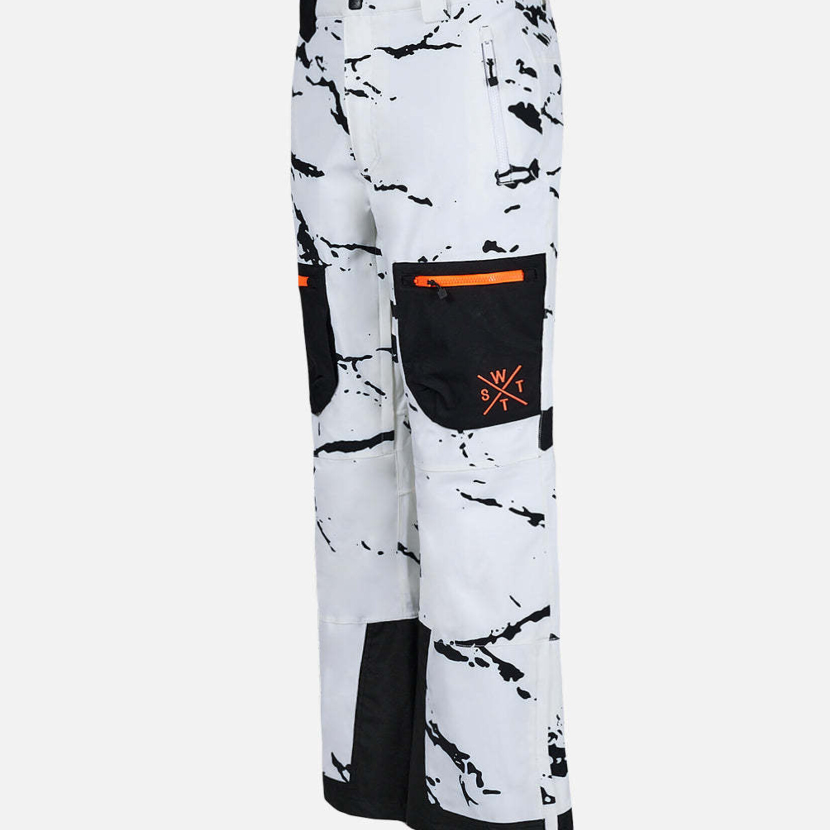 Watts 2x JIB -   MINIMAL CAMO WHITE- Pantalon snow  Kids- WATTS