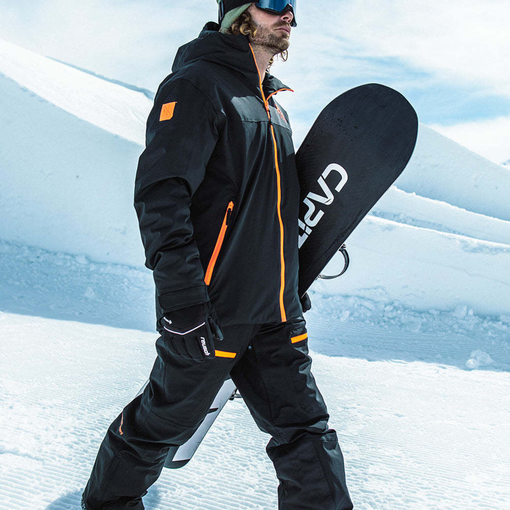Watts GAMMA -  FULL BLACK - Veste snow - WATTS