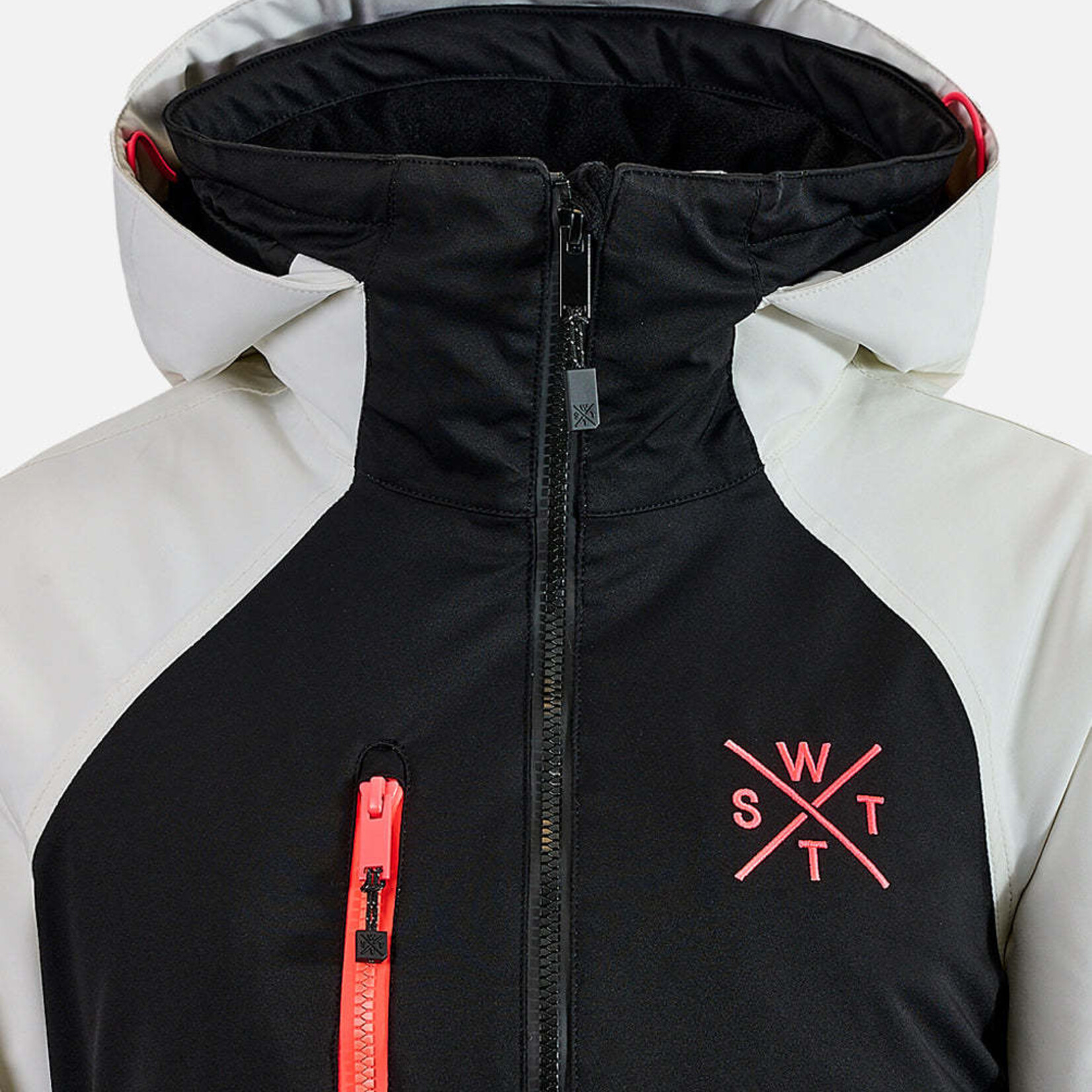 Watts X-PEAK -  WHITE / FLUO PINK- Veste snow - WATTS